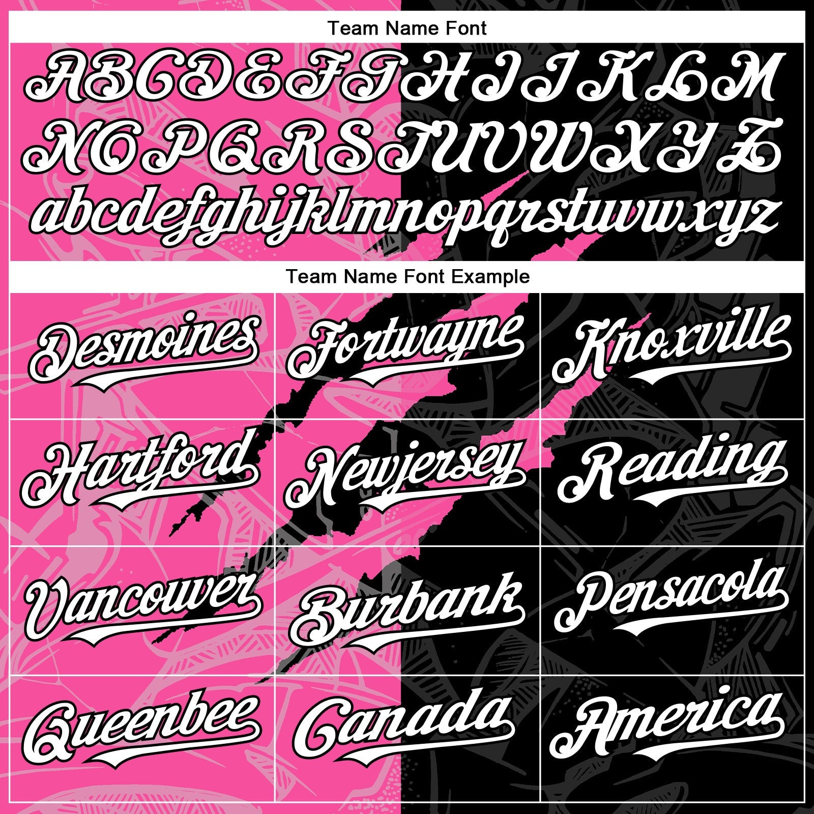 Custom Graffiti Pattern White Black-Pink 3D Scratch Authentic Baseball Jersey - Sky-Custom