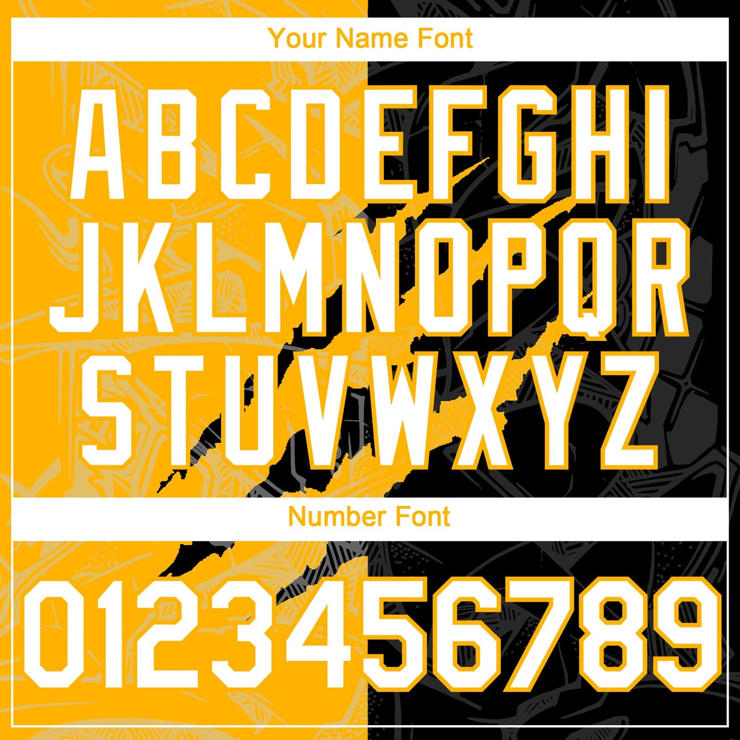 Custom Graffiti Pattern White Black-Gold 3D Scratch Authentic Baseball Jersey - Sky-Custom