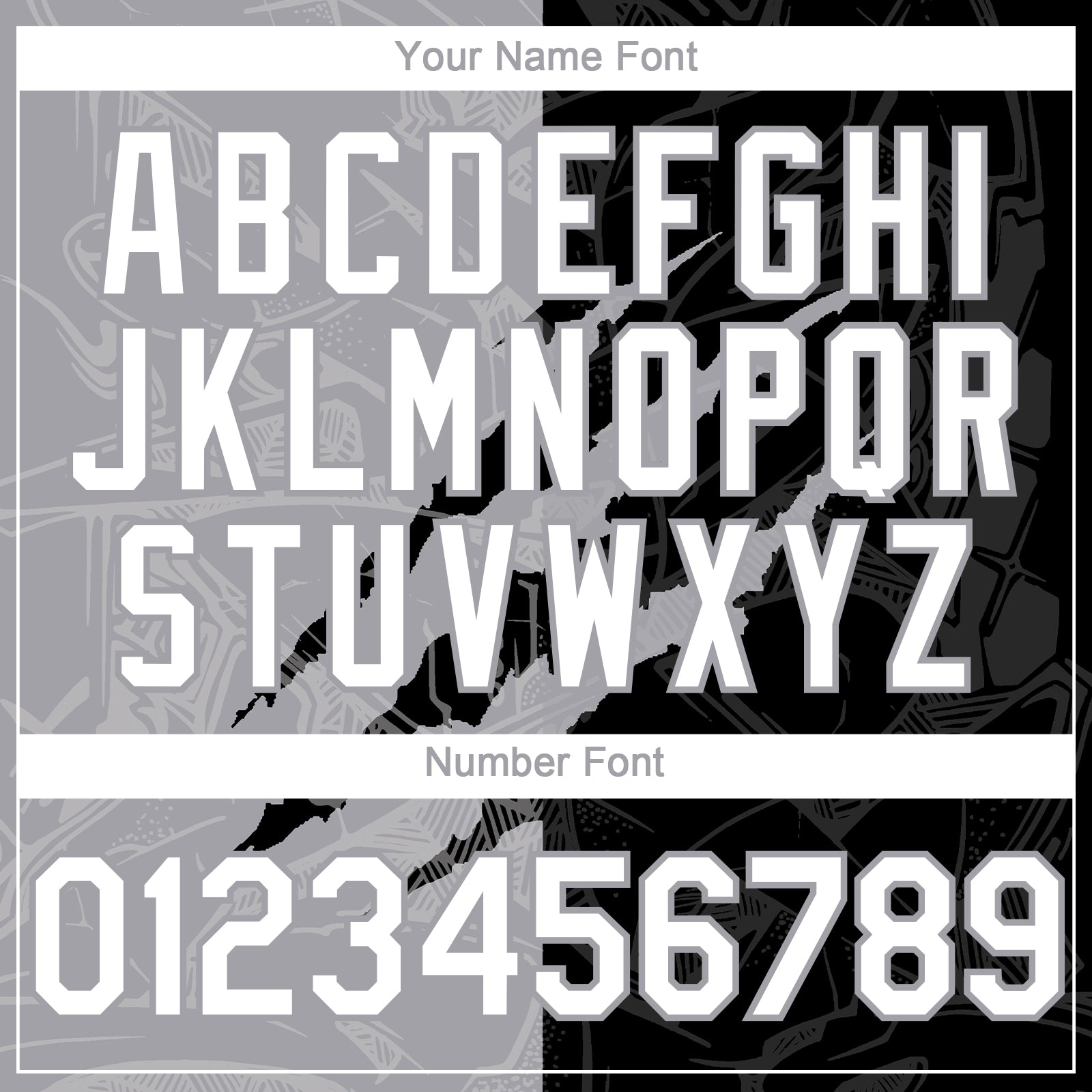 Custom Graffiti Pattern White Black-Gray 3D Scratch Authentic Baseball Jersey - Sky-Custom