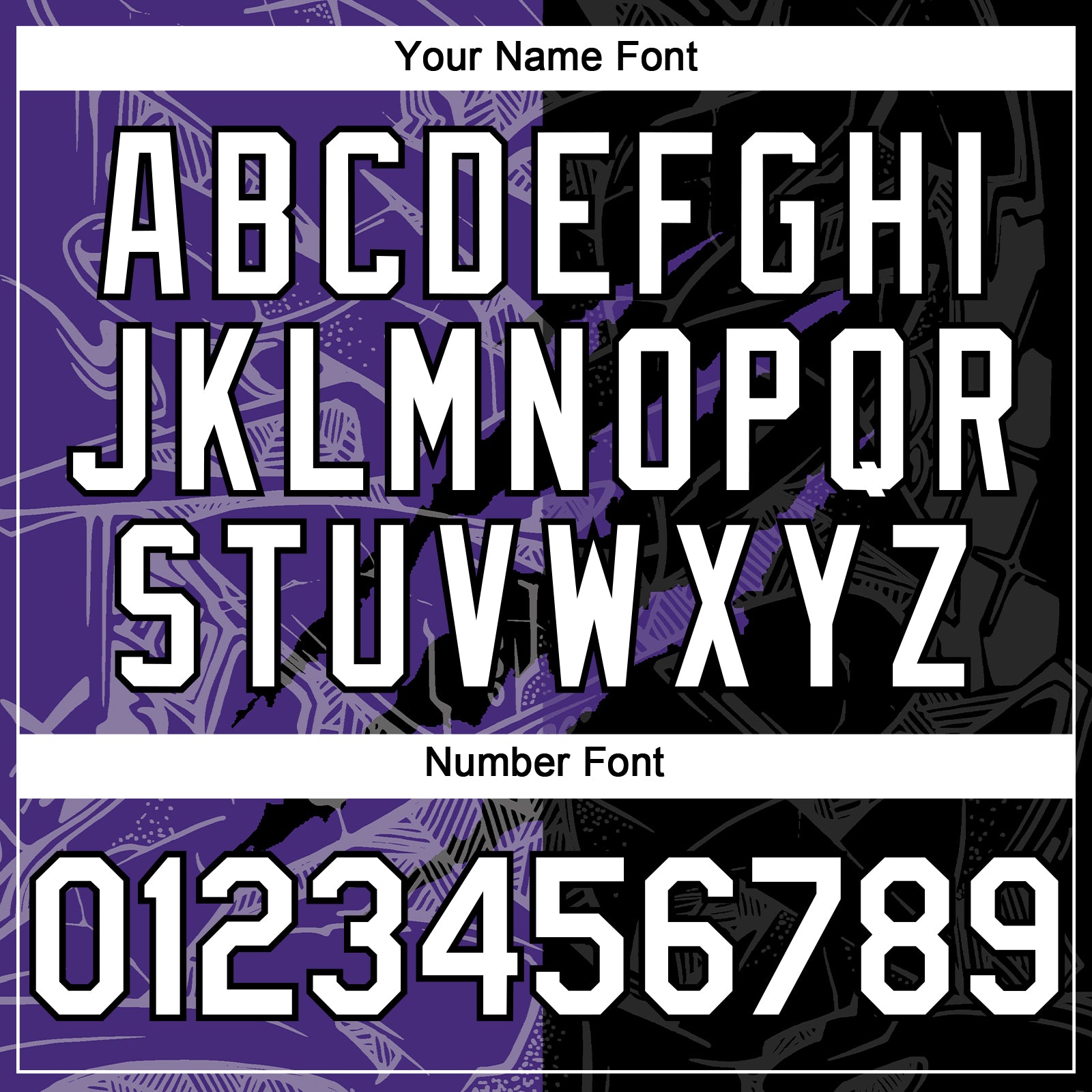 Custom Graffiti Pattern White Black-Purple 3D Scratch Authentic Baseball Jersey - Sky-Custom