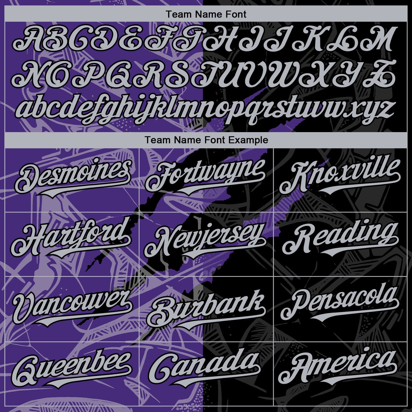 Custom Graffiti Pattern Gray Black-Purple 3D Scratch Authentic Baseball Jersey - Sky-Custom
