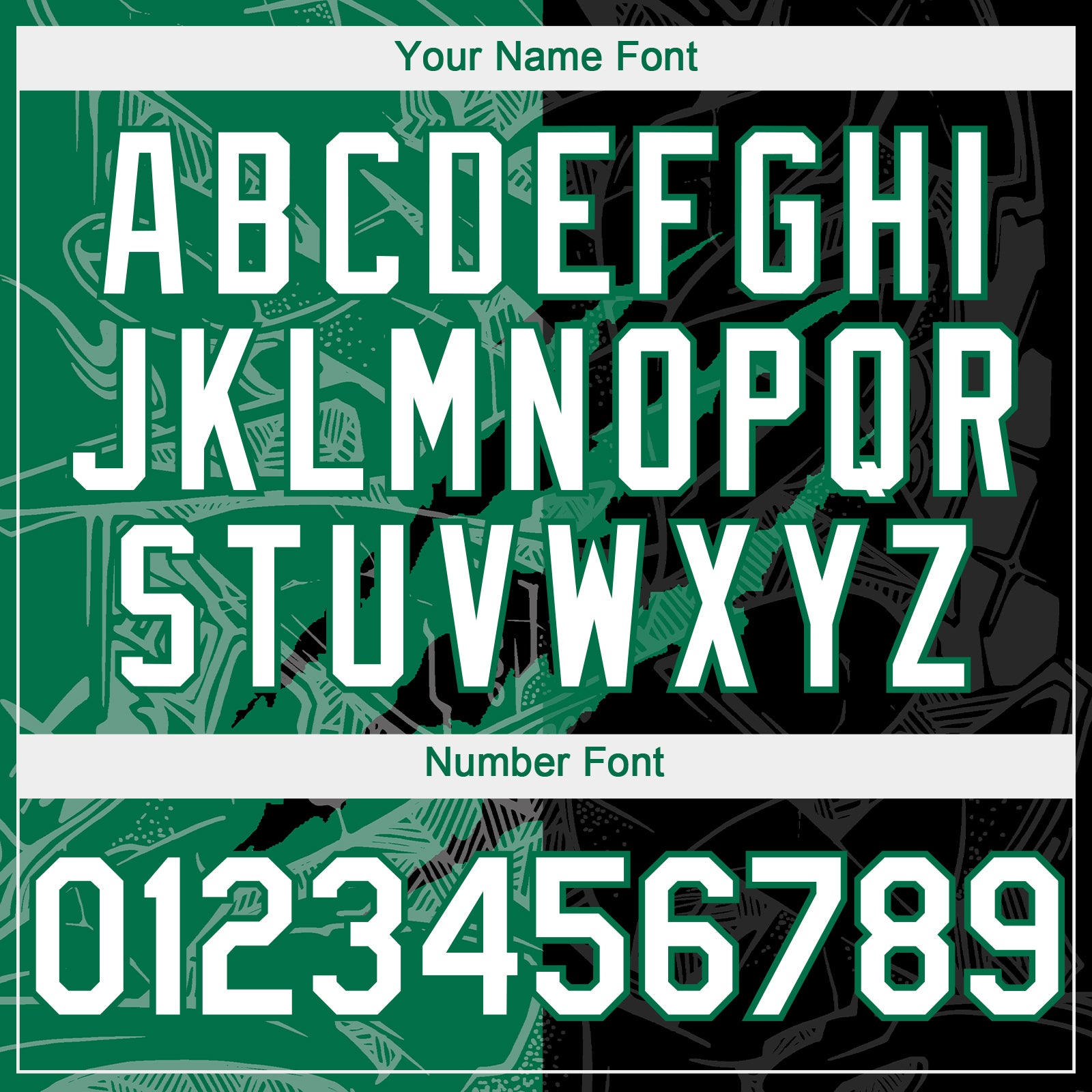 Custom Graffiti Pattern White Black-Kelly Green 3D Scratch Authentic Baseball Jersey - Sky-Custom