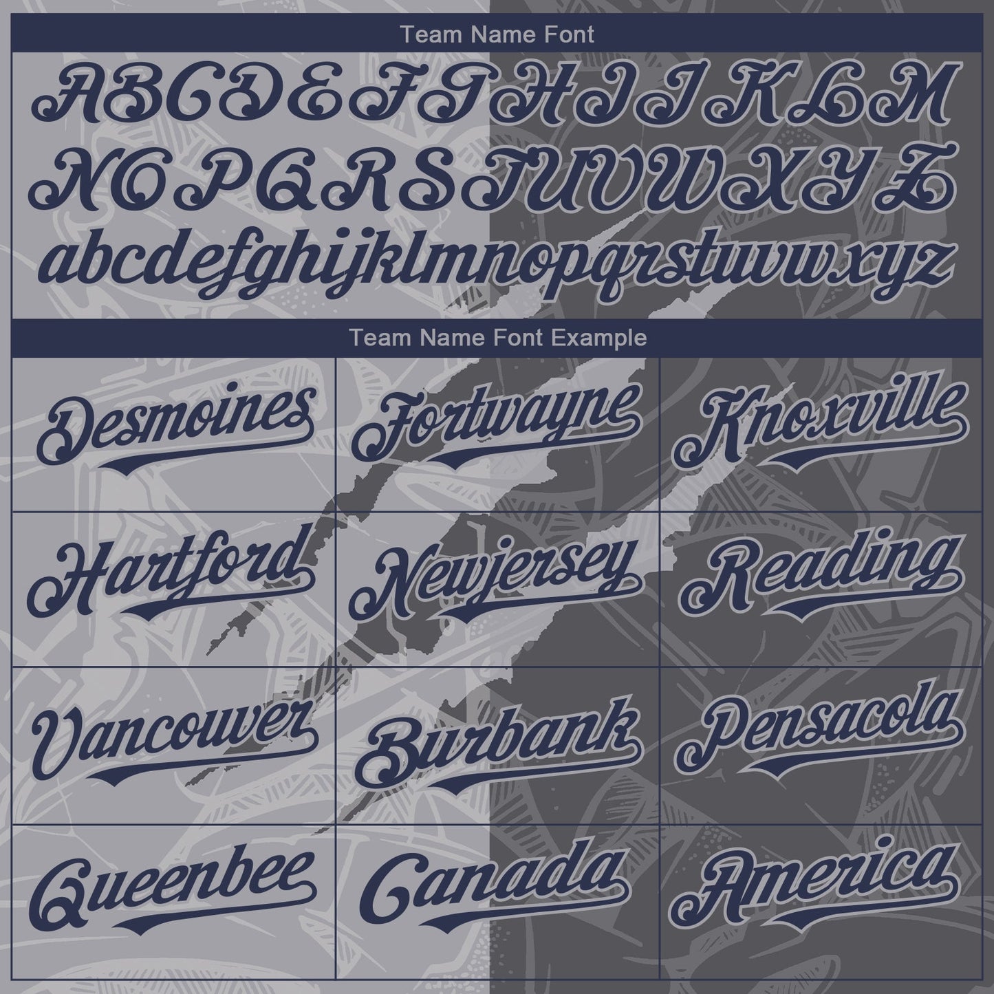 Custom Graffiti Pattern Navy Steel Gray-Gray 3D Scratch Authentic Baseball Jersey - Sky-Custom