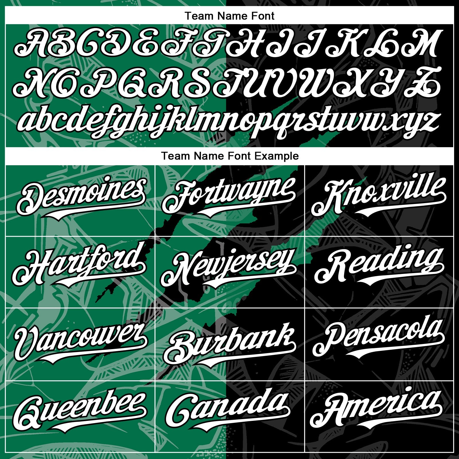 Custom Graffiti Pattern White Black-Kelly Green 3D Scratch Authentic Baseball Jersey - Sky-Custom