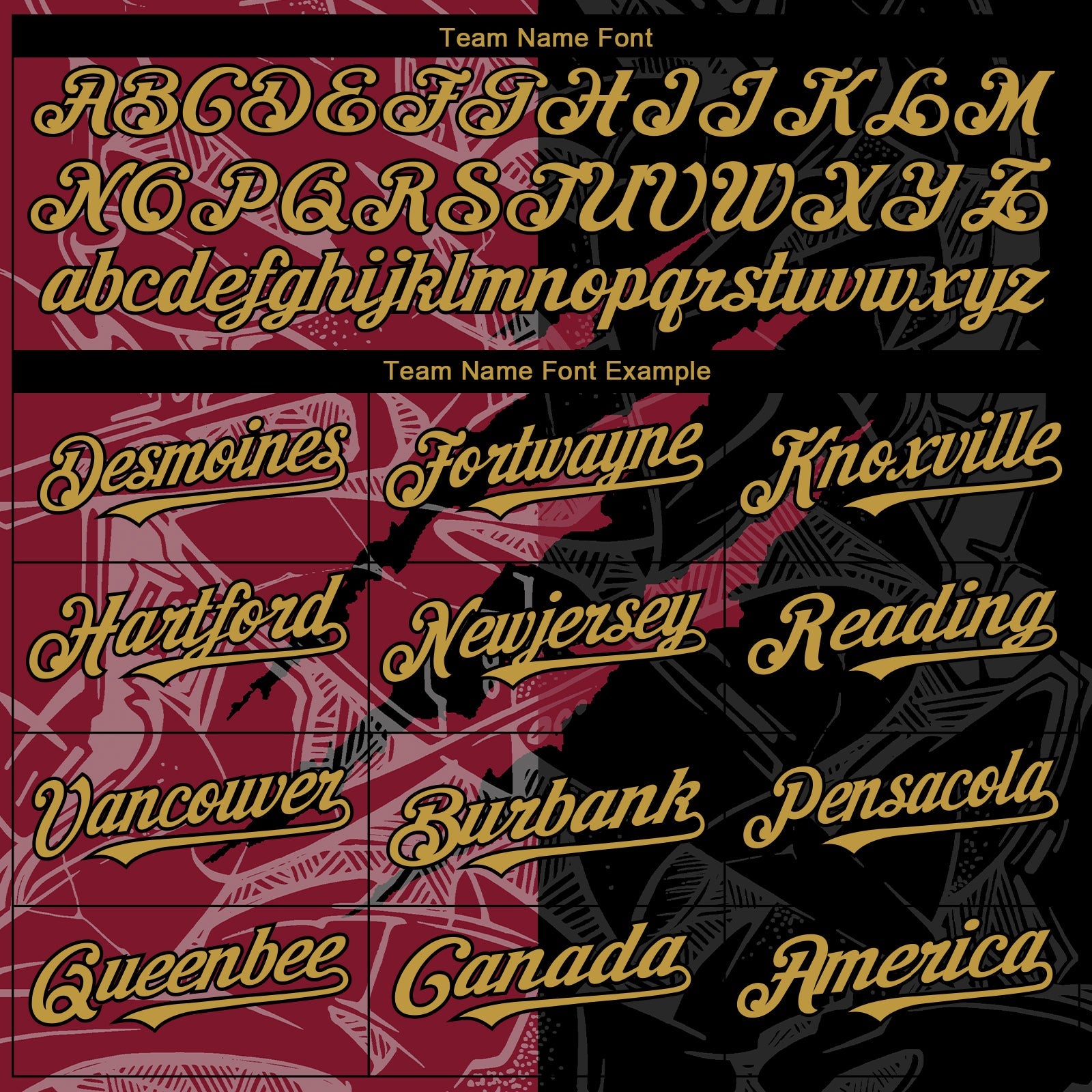 Custom Graffiti Pattern Old Gold Black-Crimson 3D Scratch Authentic Baseball Jersey - Sky-Custom