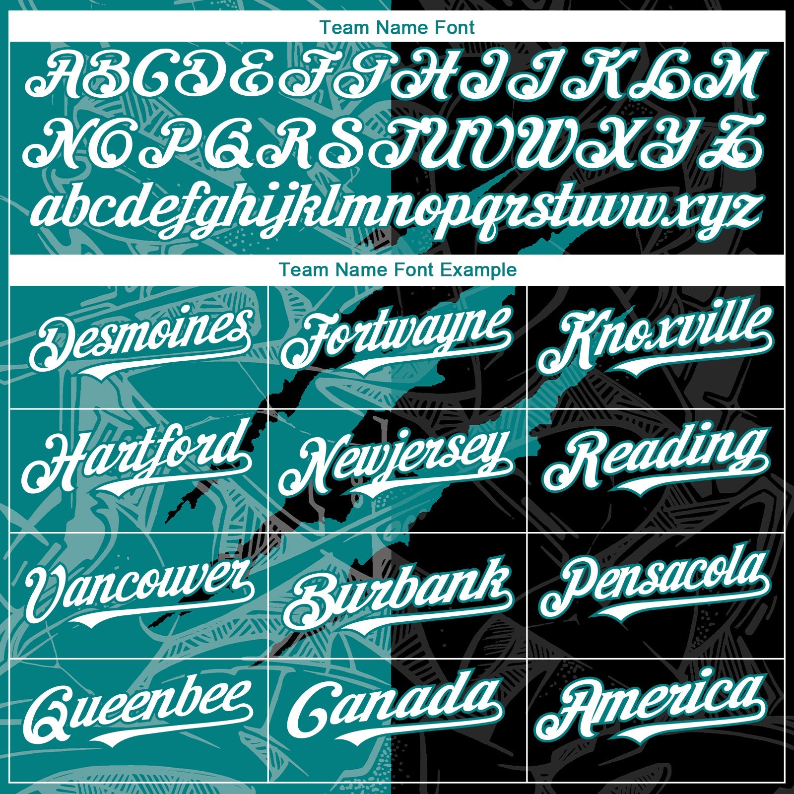 Custom Graffiti Pattern White Black-Teal 3D Scratch Authentic Baseball Jersey - Sky-Custom