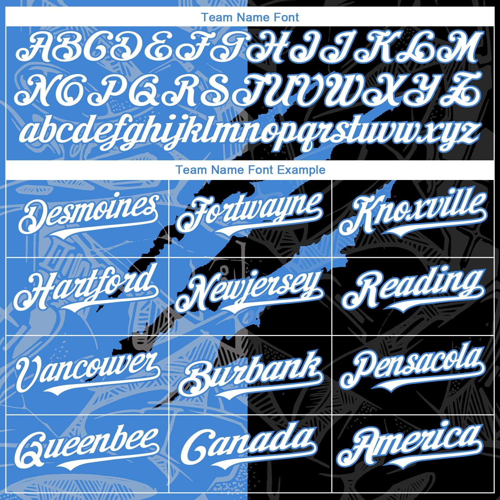 Custom Graffiti Pattern White Black-Electric Blue 3D Scratch Authentic Baseball Jersey - Sky-Custom