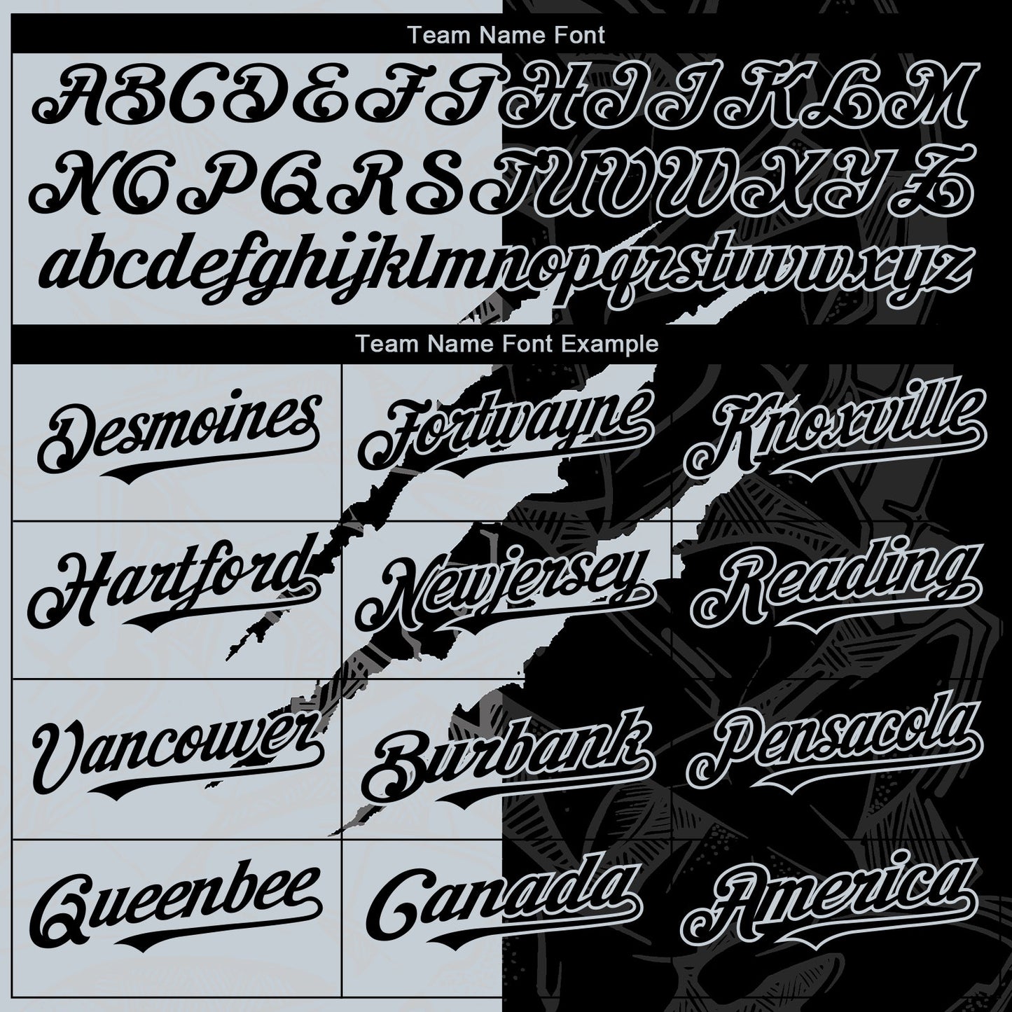 Custom Graffiti Pattern Black-Silver 3D Scratch Authentic Baseball Jersey - Sky-Custom