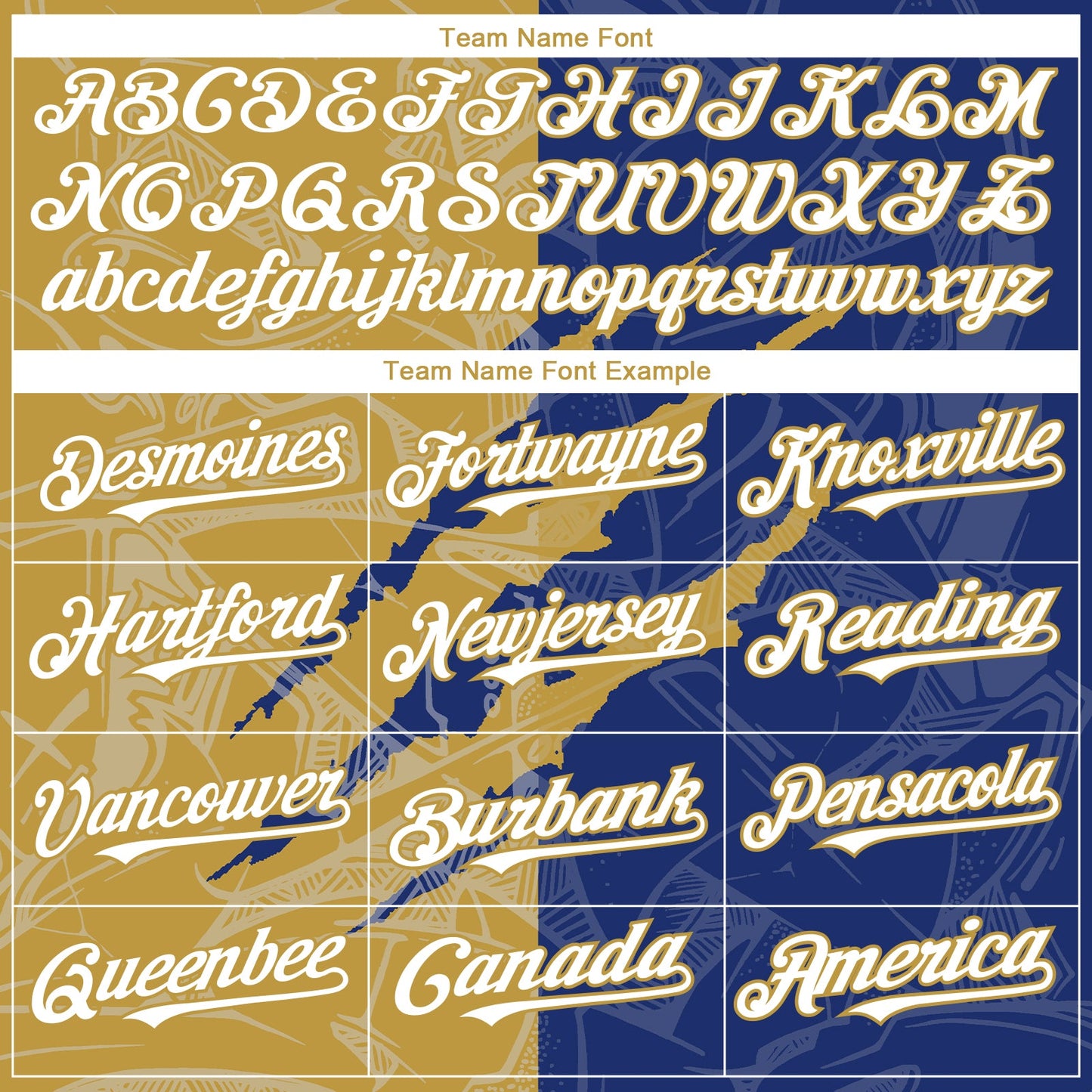 Custom Graffiti Pattern White Royal-Old Gold 3D Scratch Authentic Baseball Jersey - Sky-Custom