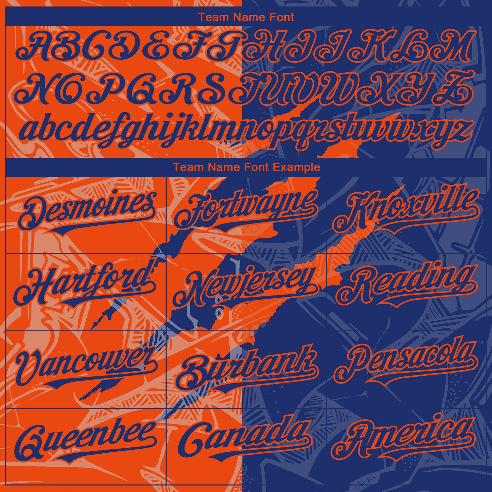 Custom Graffiti Pattern Royal-Orange 3D Scratch Authentic Baseball Jersey - Sky-Custom