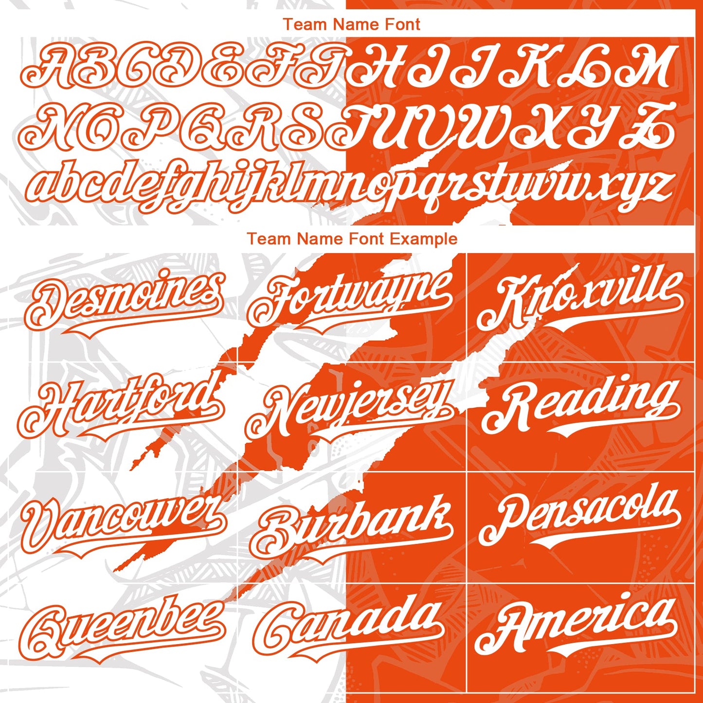 Custom Graffiti Pattern White-Orange 3D Scratch Authentic Baseball Jersey - Sky-Custom