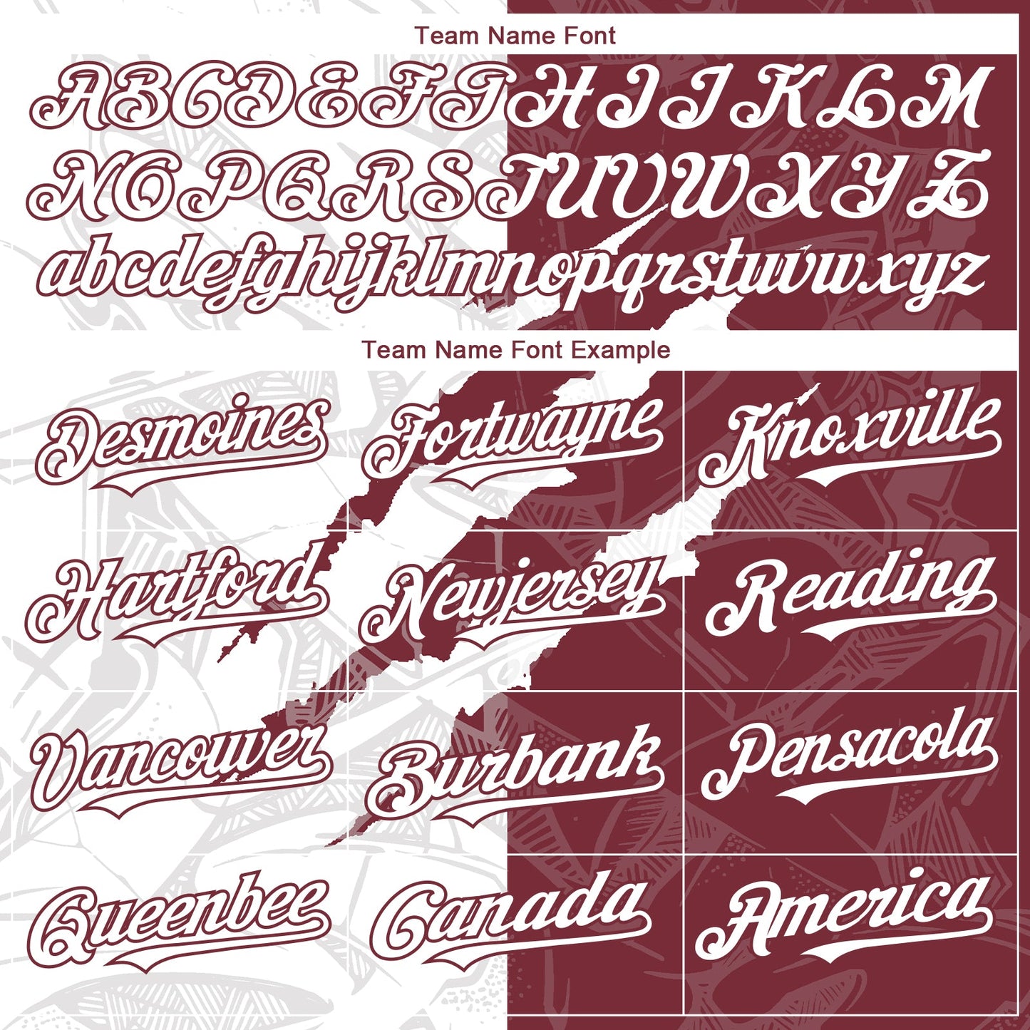 Custom Graffiti Pattern White-Burgundy 3D Scratch Authentic Baseball Jersey - Sky-Custom