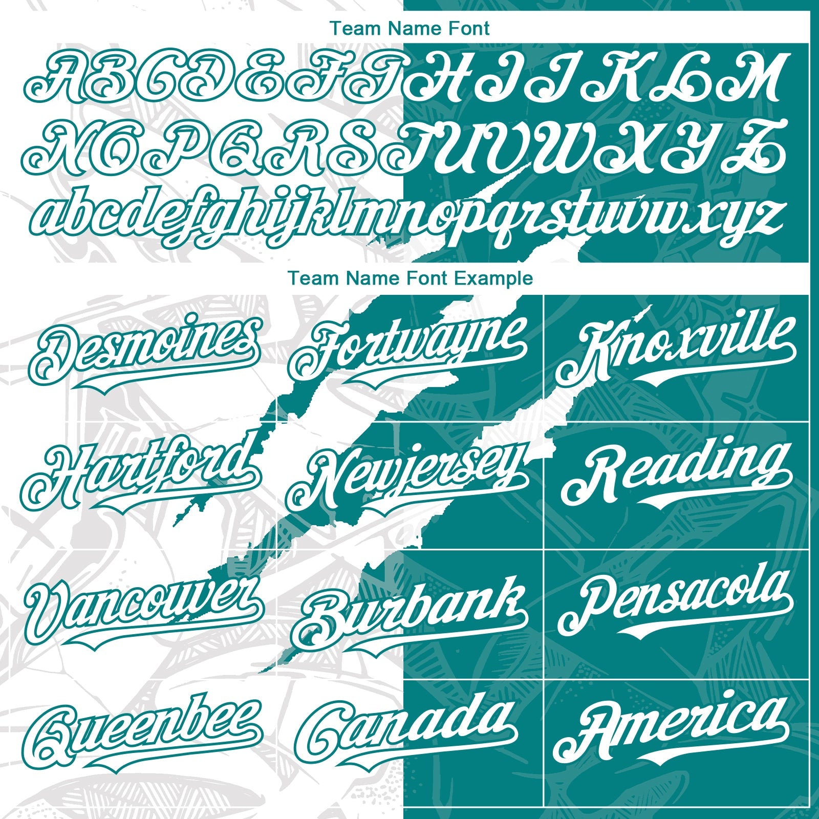 Custom Graffiti Pattern White-Teal 3D Scratch Authentic Baseball Jersey - Sky-Custom