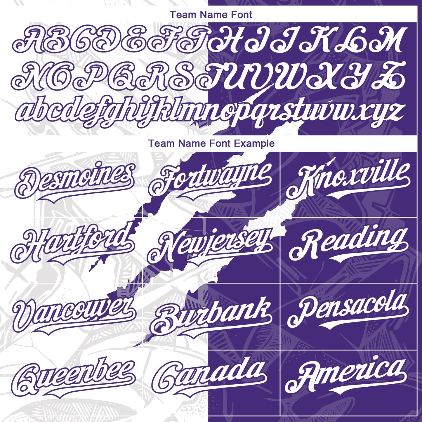 Custom Graffiti Pattern White-Purple 3D Scratch Authentic Baseball Jersey - Sky-Custom