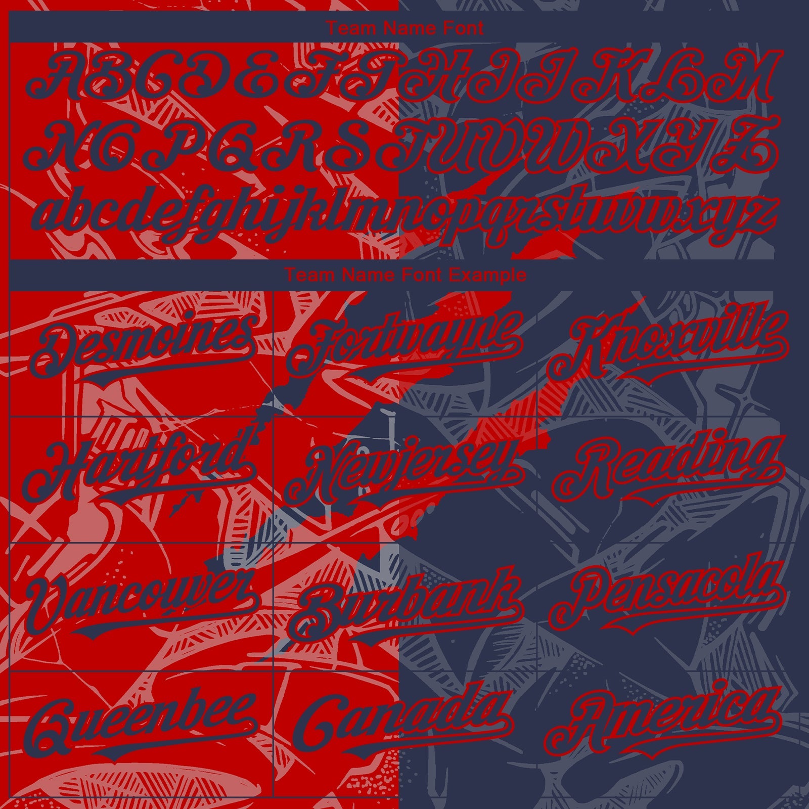 Custom Graffiti Pattern Navy-Red 3D Scratch Authentic Baseball Jersey - Sky-Custom