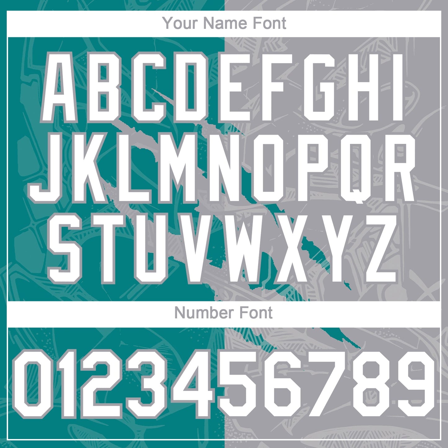 Custom Graffiti Pattern White Teal-Gray 3D Scratch Authentic Baseball Jersey - Sky-Custom