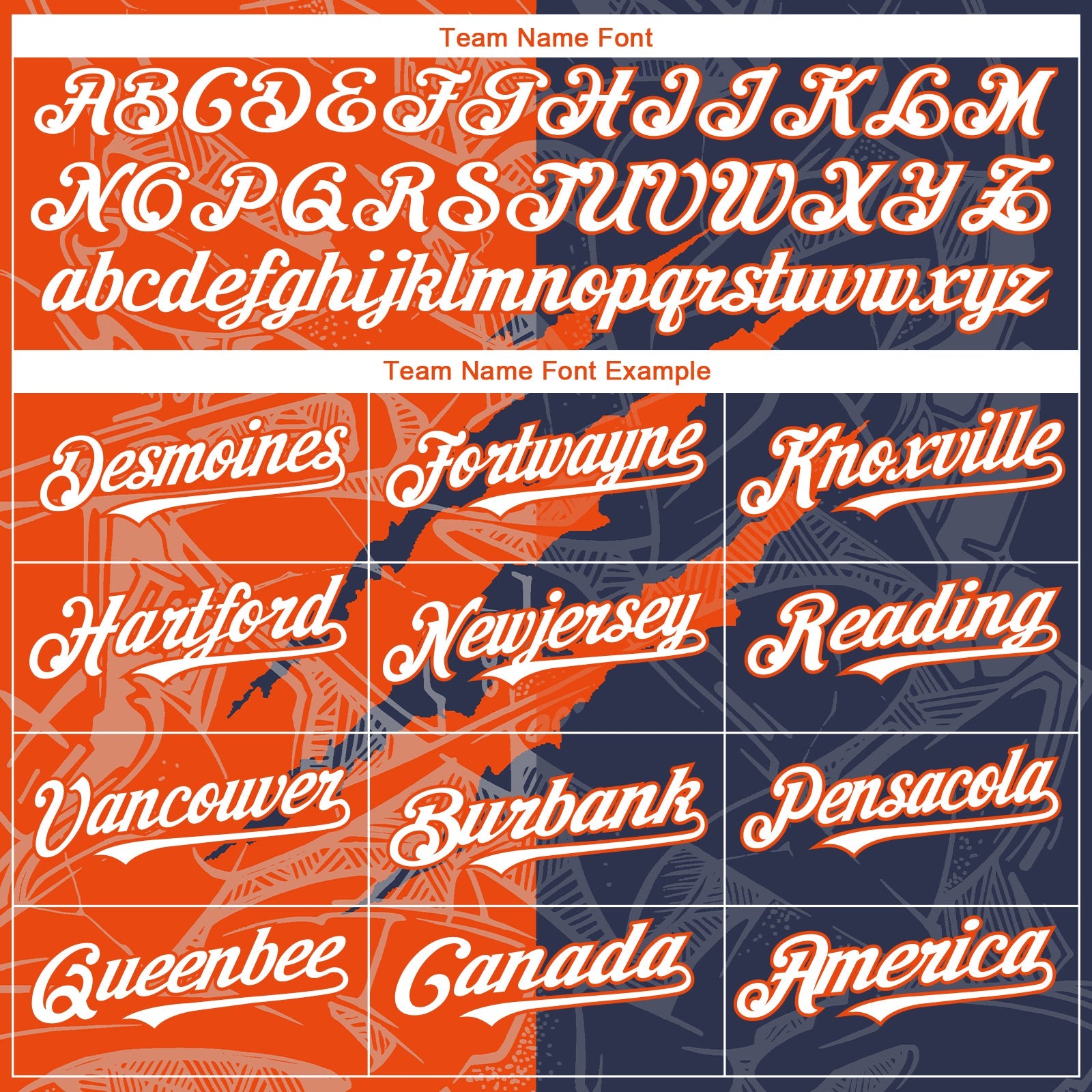 Custom Graffiti Pattern White Navy-Orange 3D Scratch Authentic Baseball Jersey - Sky-Custom