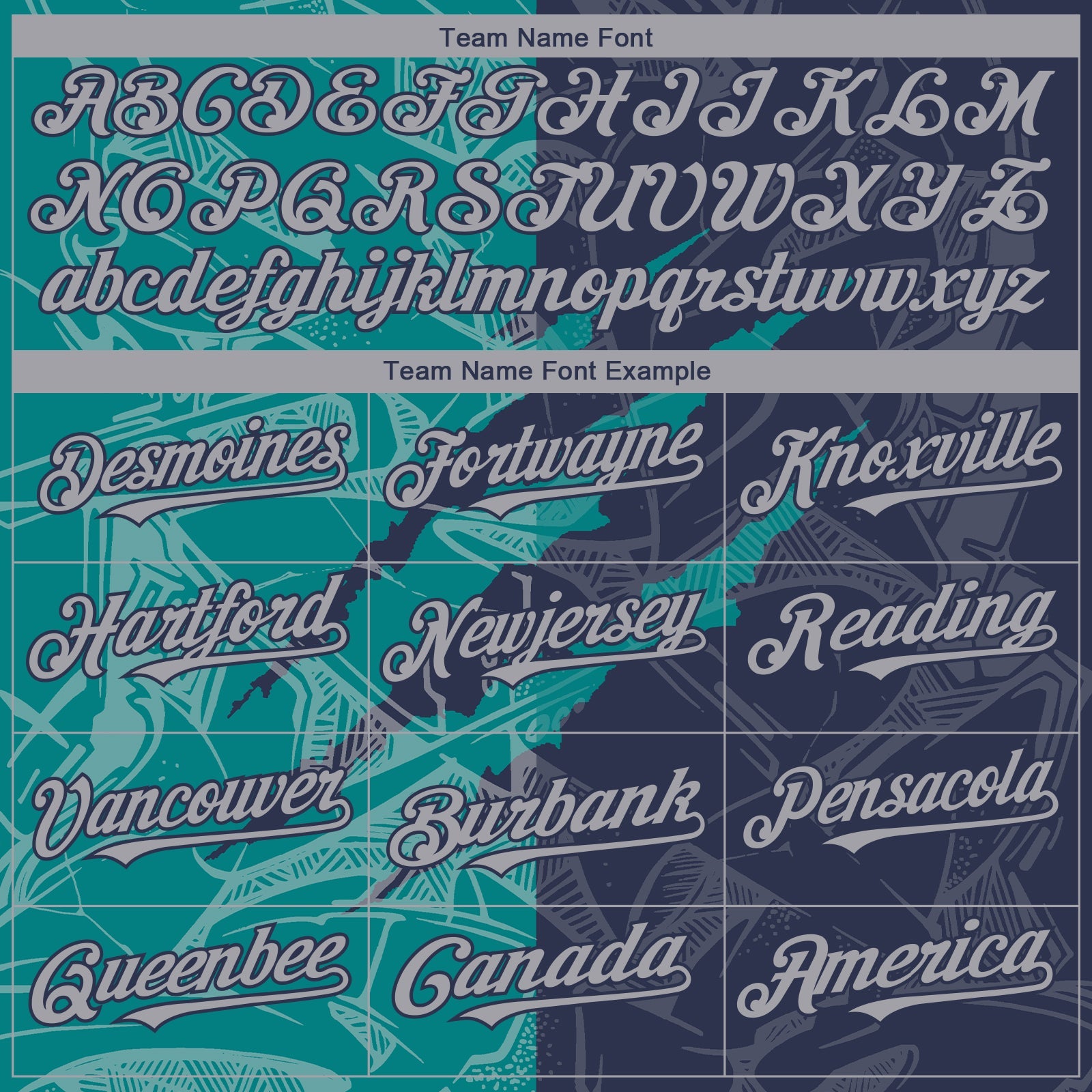 Custom Graffiti Pattern Gray Navy-Teal 3D Scratch Authentic Baseball Jersey - Sky-Custom