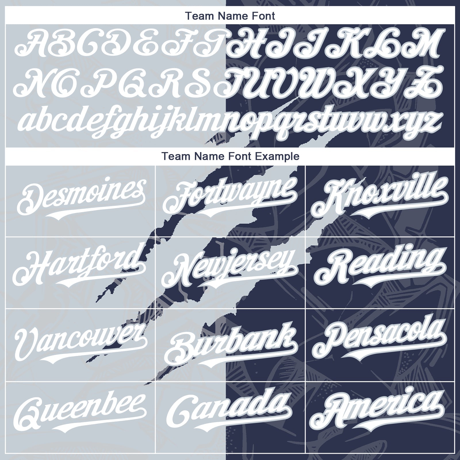 Custom Graffiti Pattern White Navy-Silver 3D Scratch Authentic Baseball Jersey - Sky-Custom