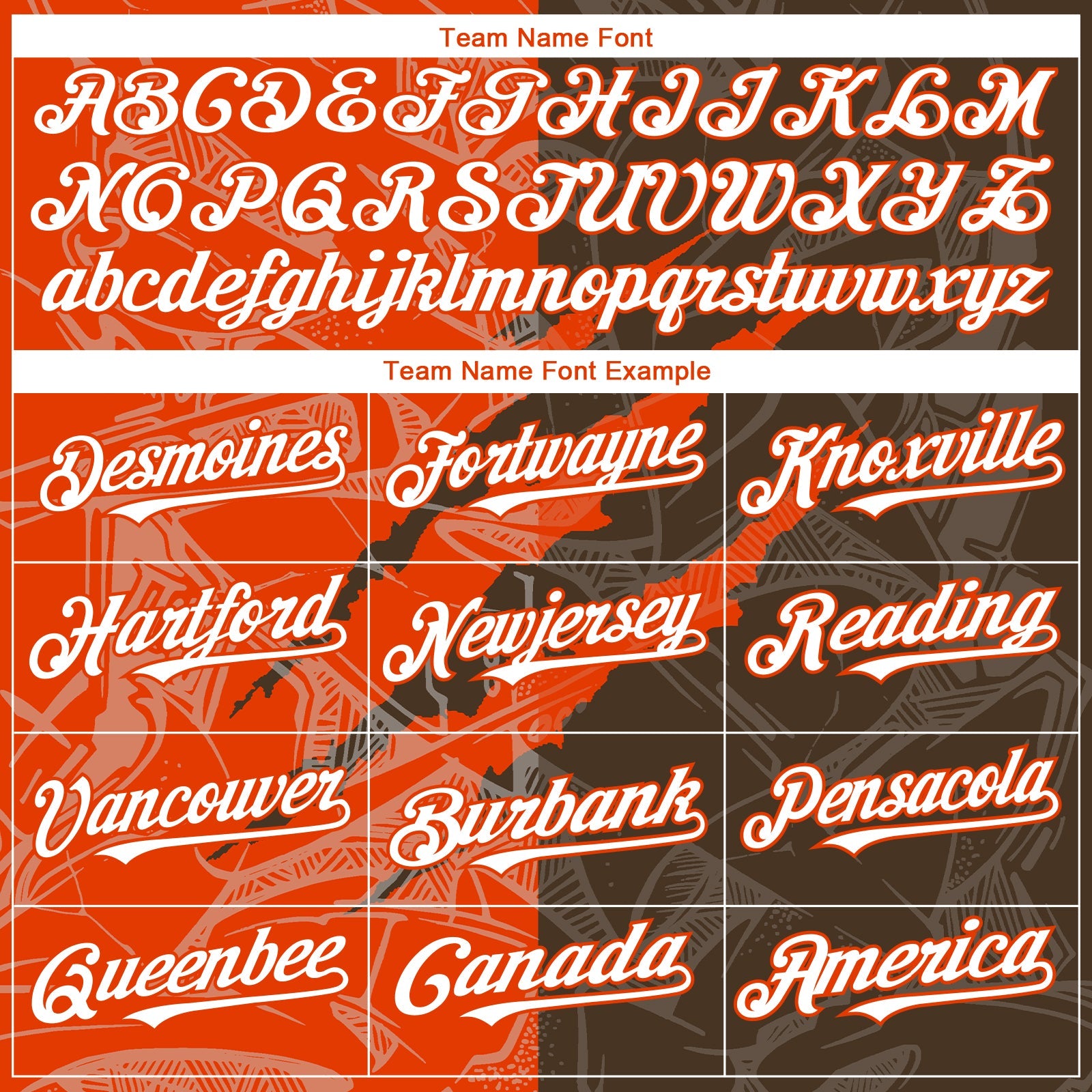 Custom Graffiti Pattern White Brown-Orange 3D Scratch Authentic Baseball Jersey - Sky-Custom