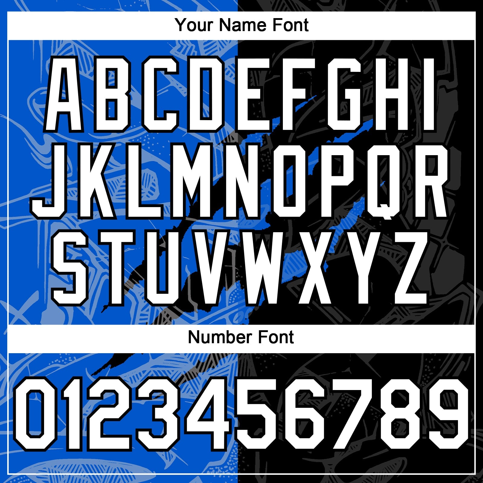 Custom Graffiti Pattern White Black-Thunder Blue 3D Scratch Authentic Baseball Jersey - Sky-Custom