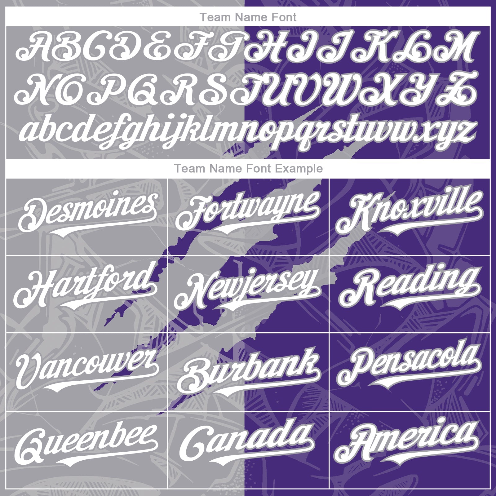 Custom Graffiti Pattern White Purple-Gray 3D Scratch Authentic Baseball Jersey - Sky-Custom