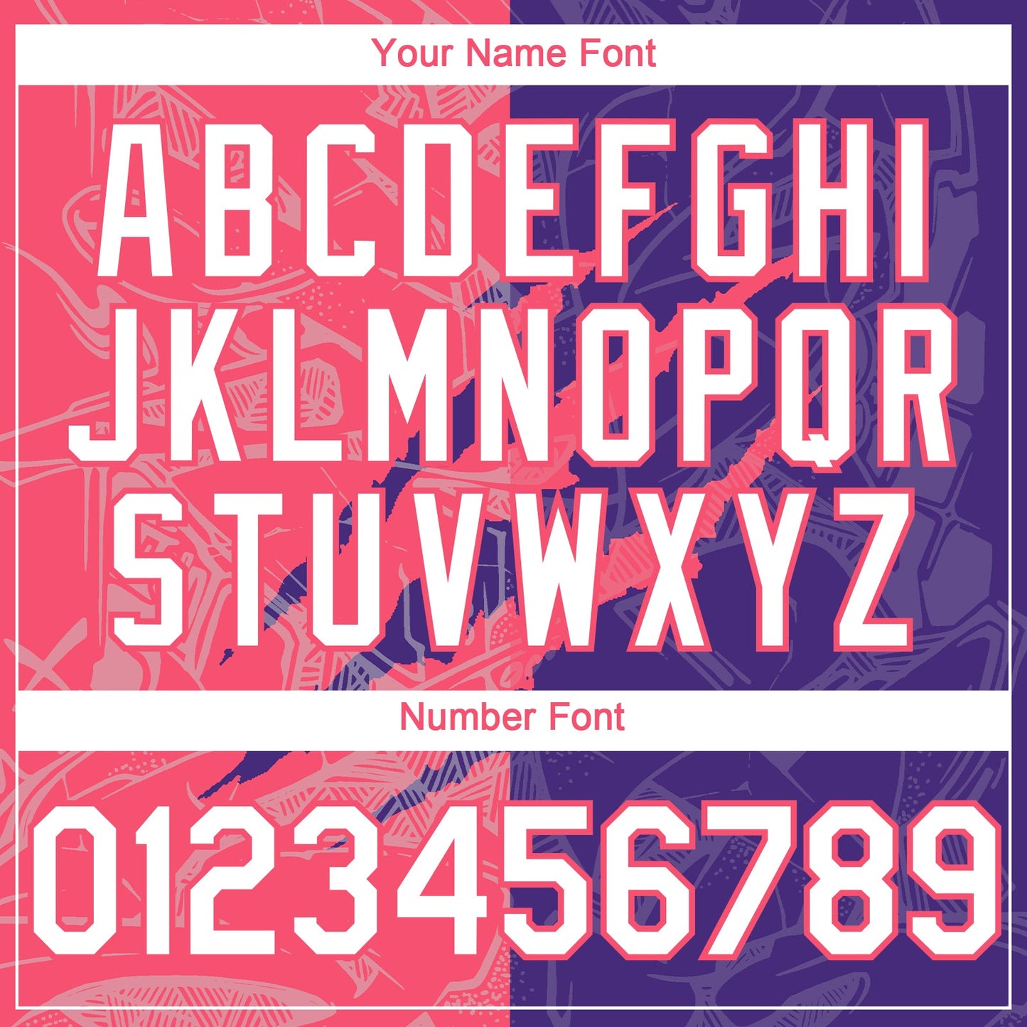 Custom Graffiti Pattern White Purple-Neon Pink 3D Scratch Authentic Baseball Jersey - Sky-Custom