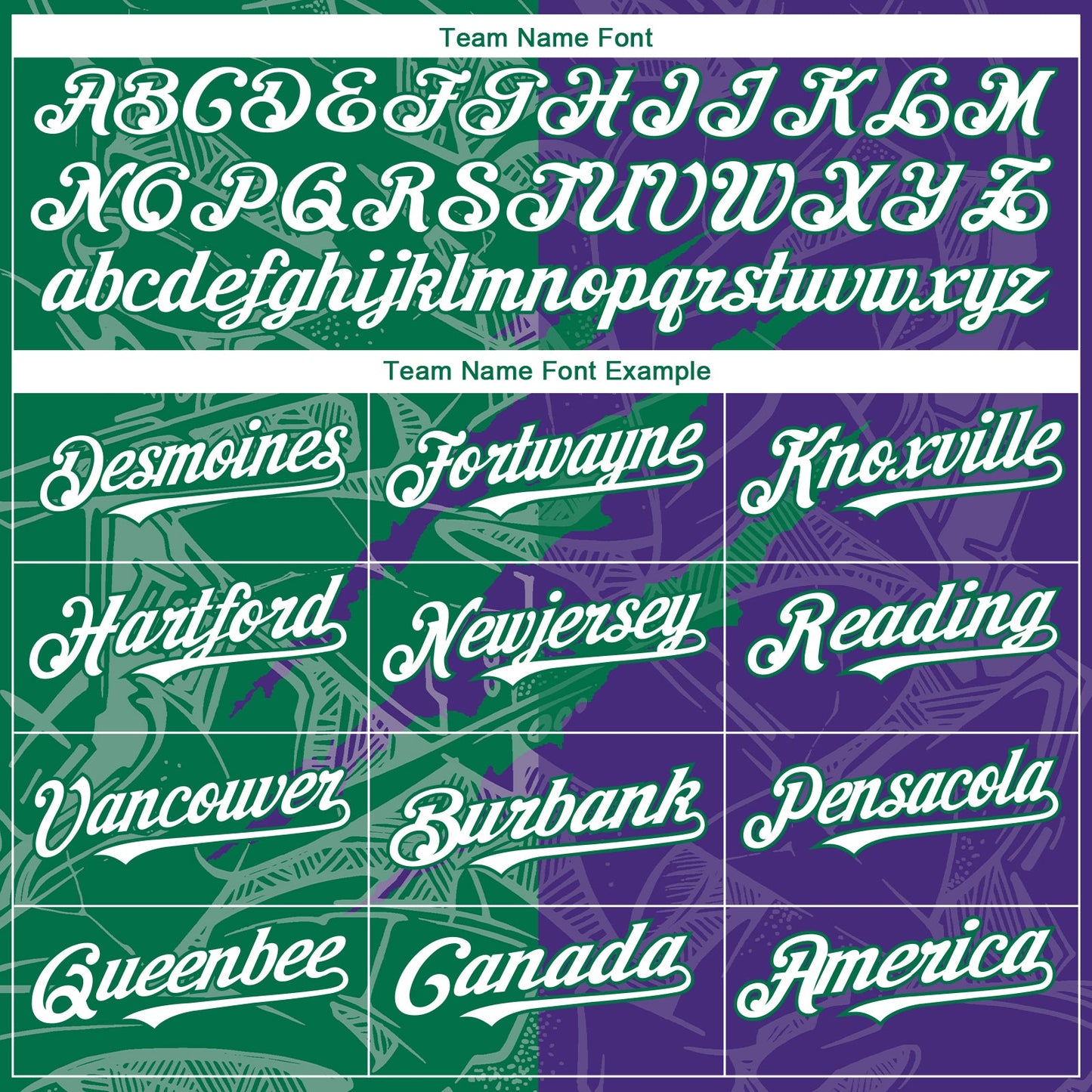 Custom Graffiti Pattern White Purple-Kelly Green 3D Scratch Authentic Baseball Jersey - Sky-Custom