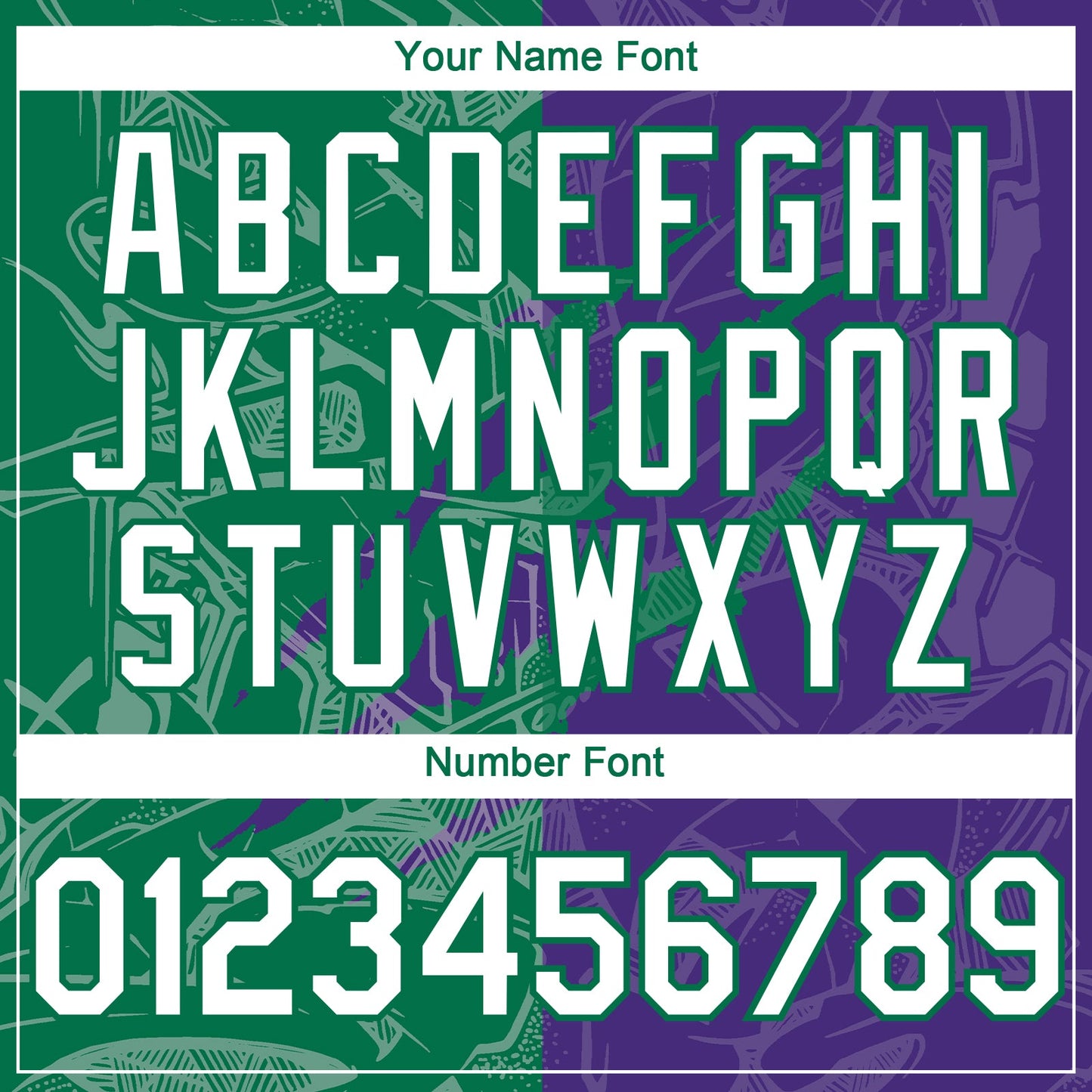Custom Graffiti Pattern White Purple-Kelly Green 3D Scratch Authentic Baseball Jersey - Sky-Custom