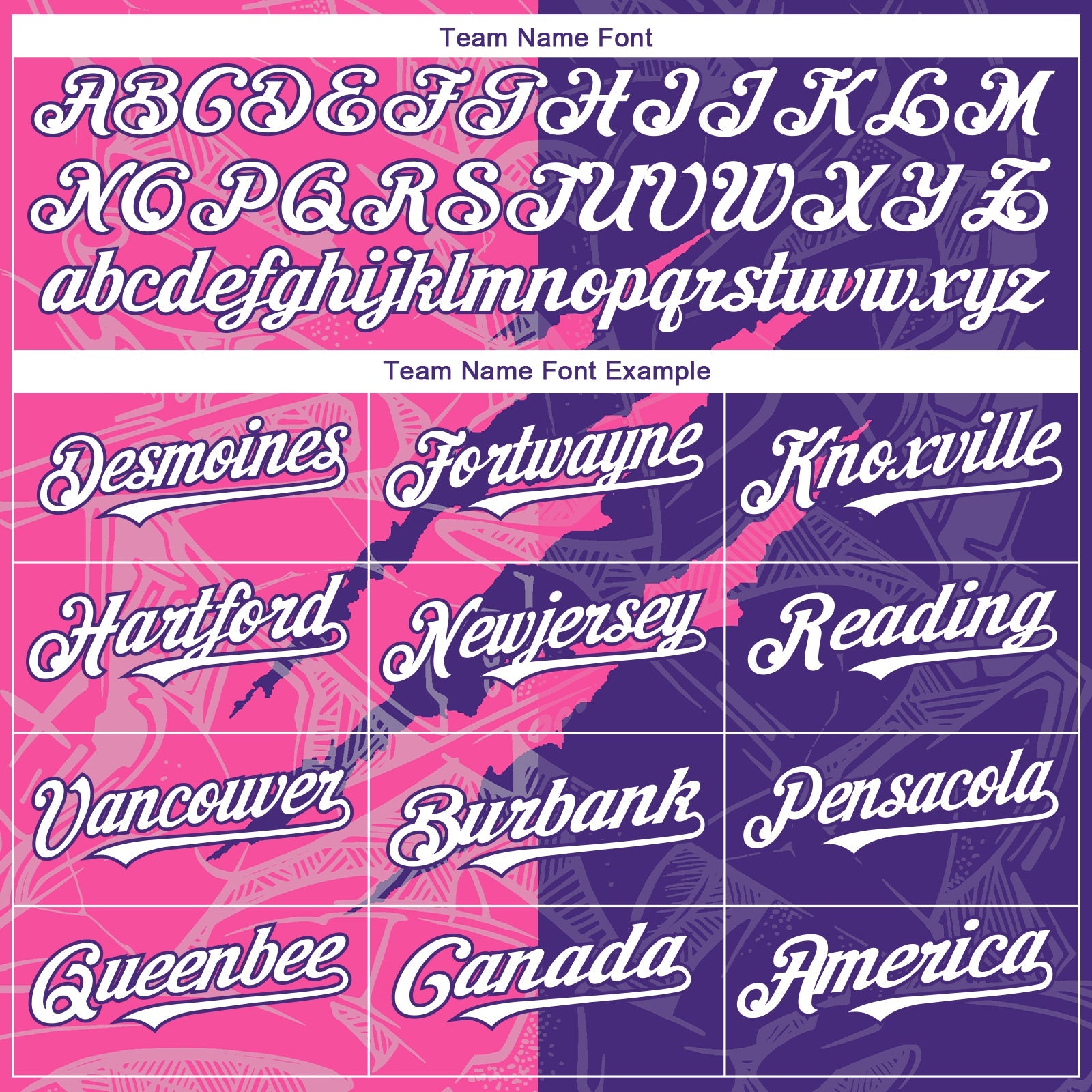 Custom Graffiti Pattern White Purple-Pink 3D Scratch Authentic Baseball Jersey - Sky-Custom