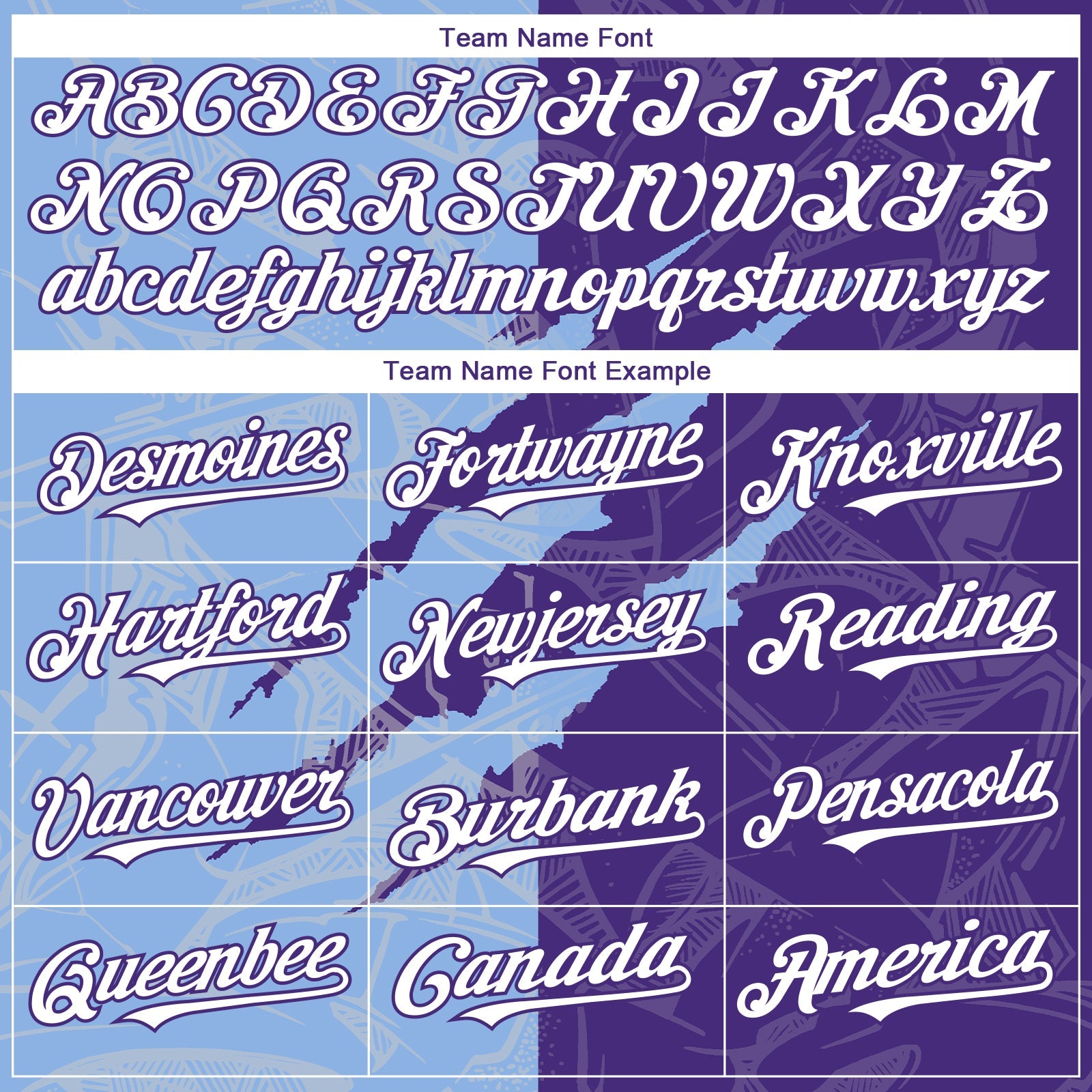 Custom Graffiti Pattern White Purple-Light Blue 3D Scratch Authentic Baseball Jersey - Sky-Custom