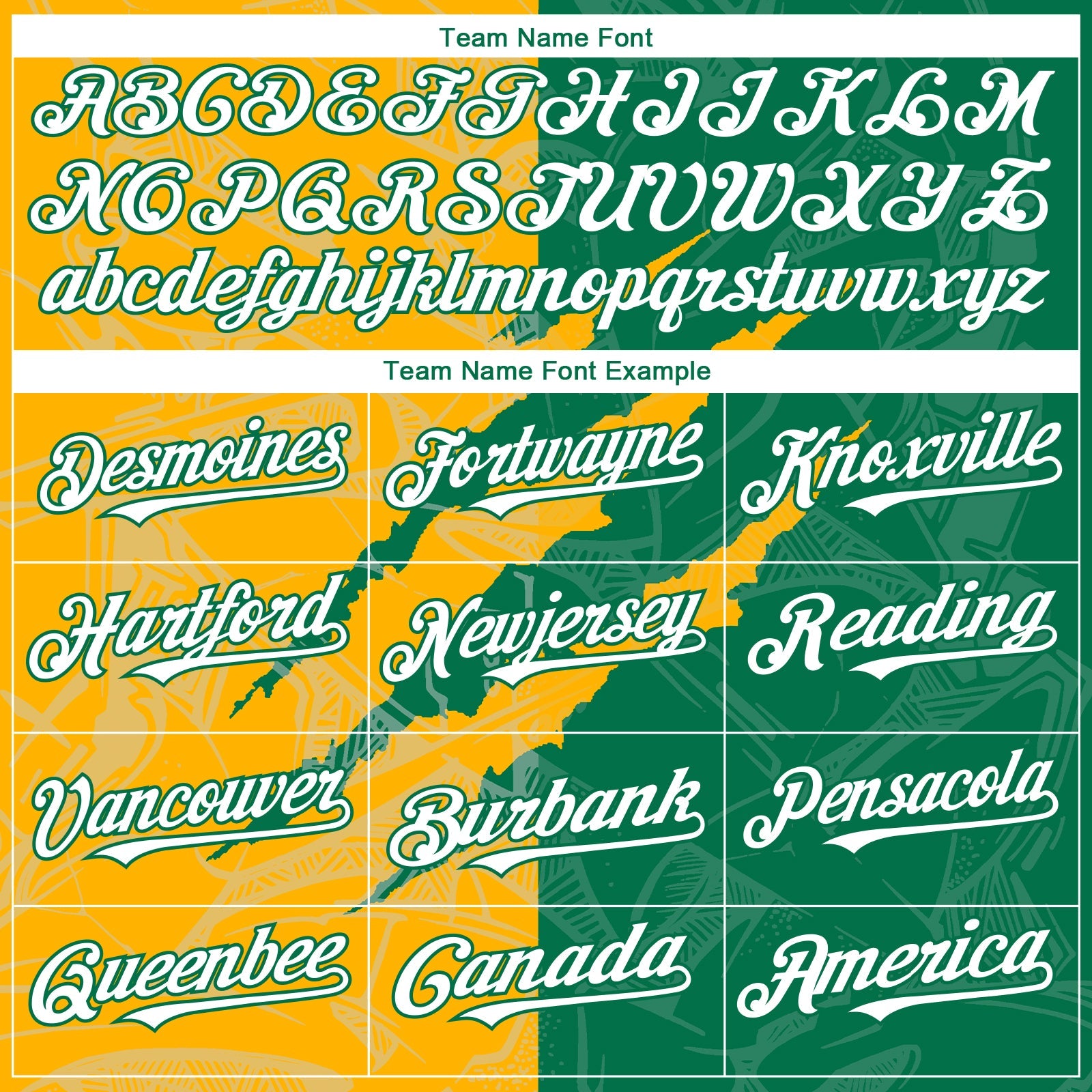 Custom Graffiti Pattern White Kelly Green-Gold 3D Scratch Authentic Baseball Jersey - Sky-Custom