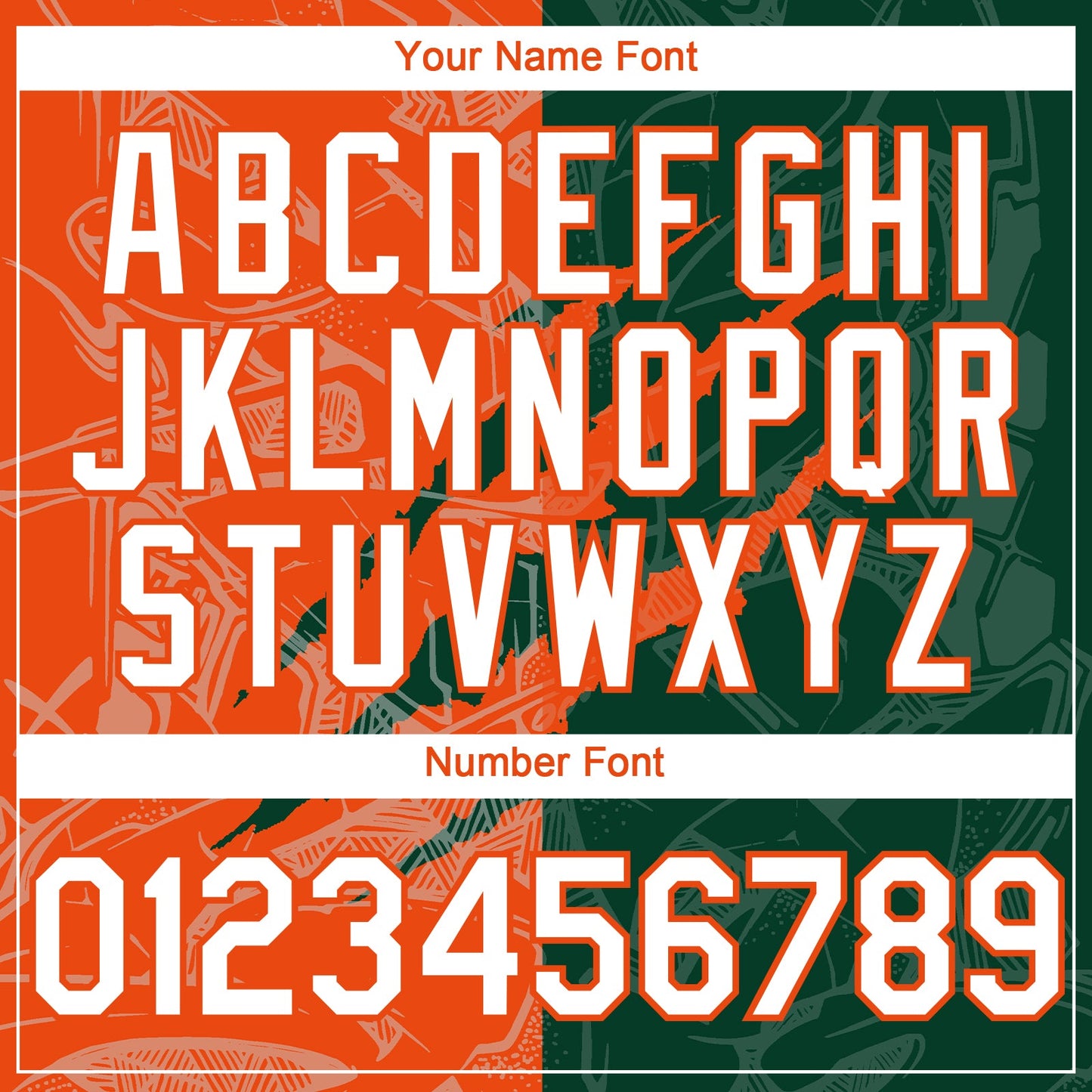 Custom Graffiti Pattern White Green-Orange 3D Scratch Authentic Baseball Jersey - Sky-Custom