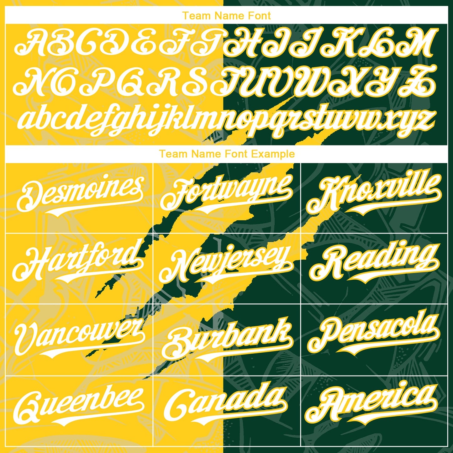 Custom Graffiti Pattern White Green-Yellow 3D Scratch Authentic Baseball Jersey - Sky-Custom
