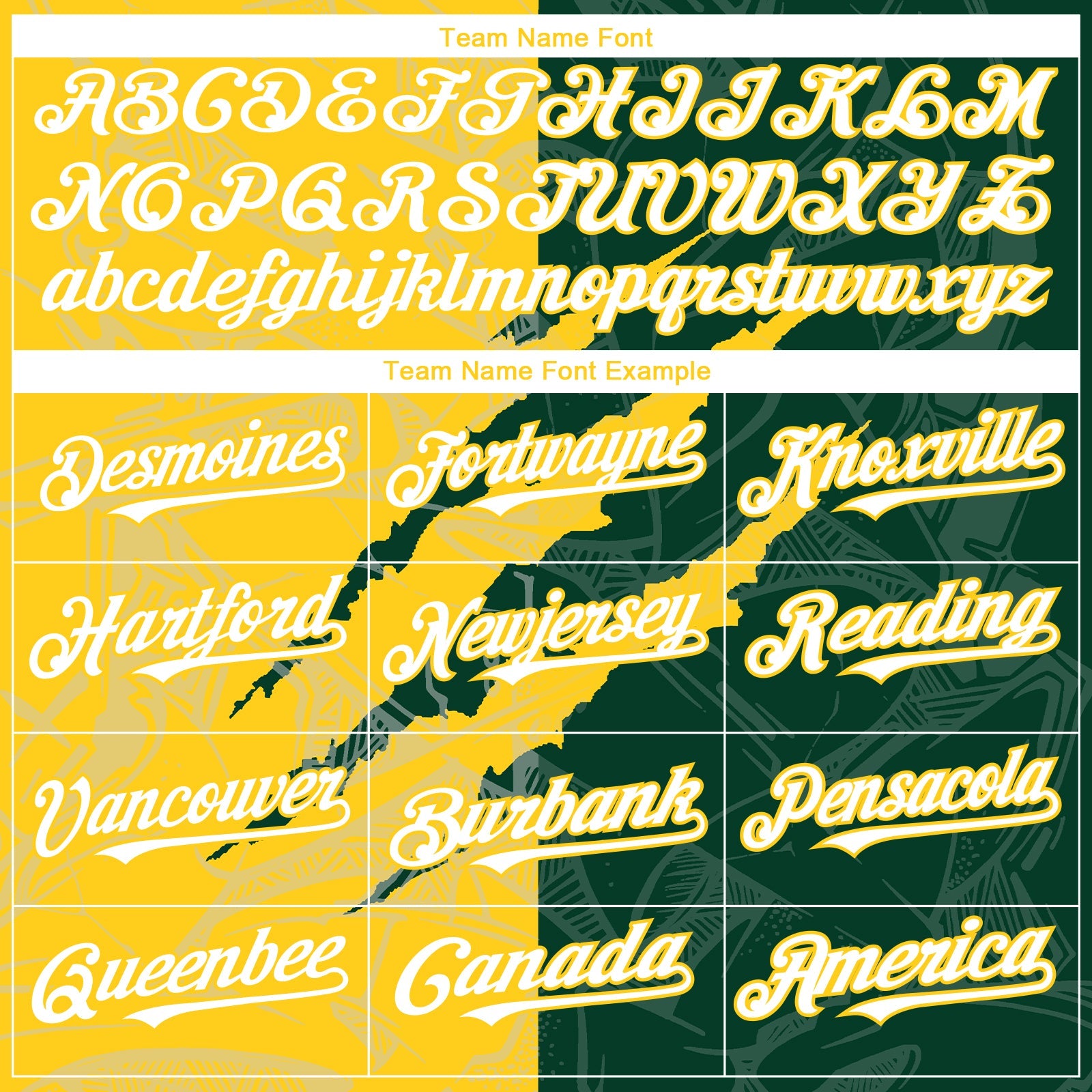 Custom Graffiti Pattern White Green-Yellow 3D Scratch Authentic Baseball Jersey - Sky-Custom