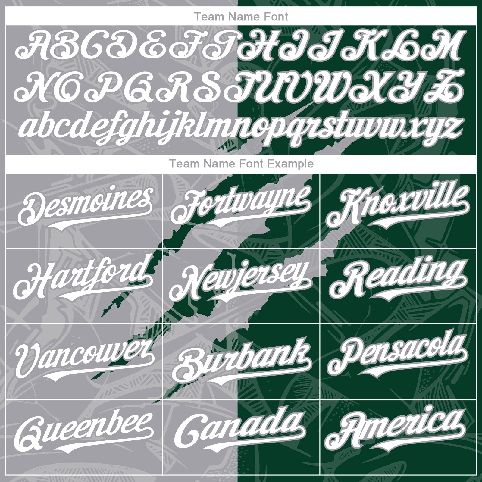 Custom Graffiti Pattern White Green-Gray 3D Scratch Authentic Baseball Jersey - Sky-Custom