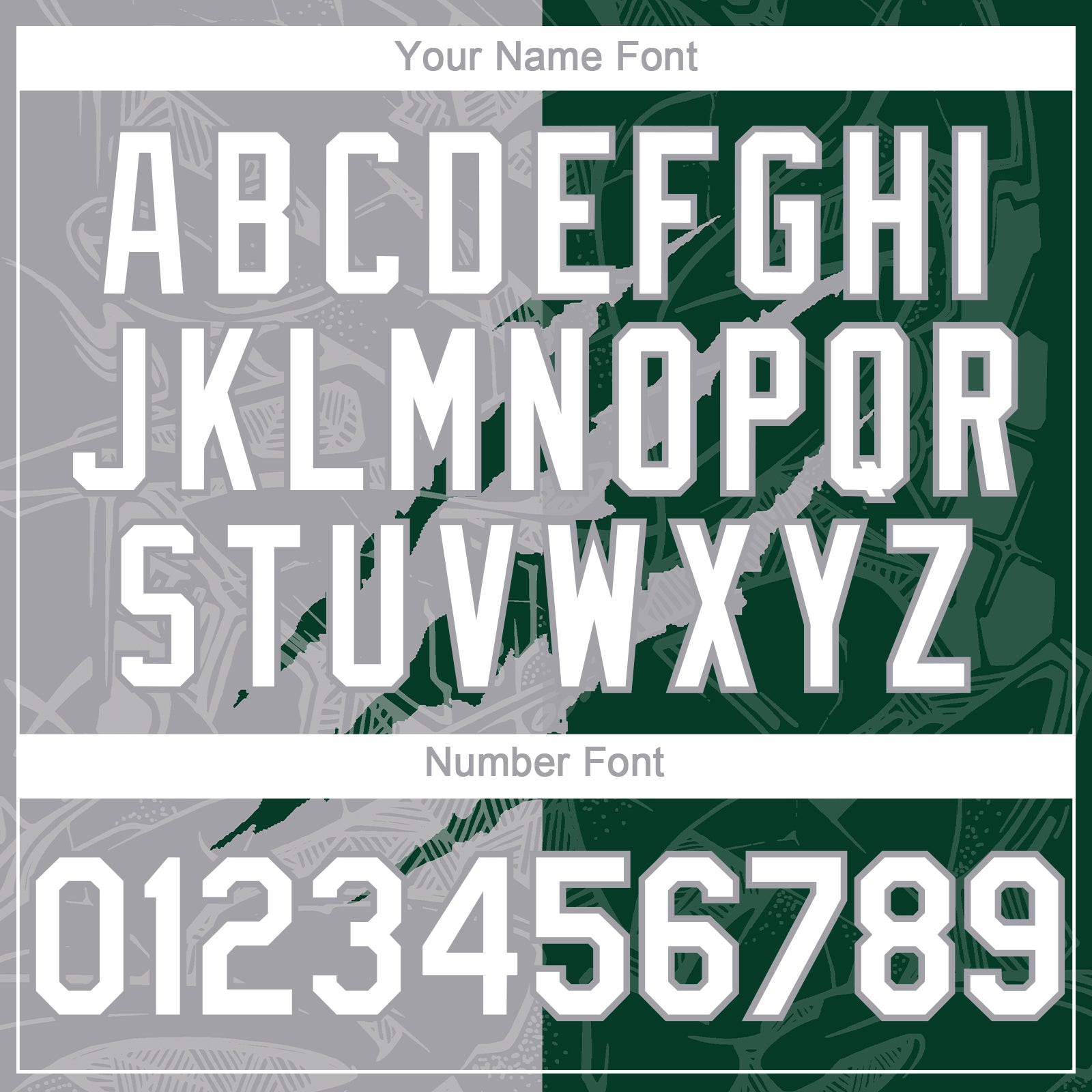 Custom Graffiti Pattern White Green-Gray 3D Scratch Authentic Baseball Jersey - Sky-Custom