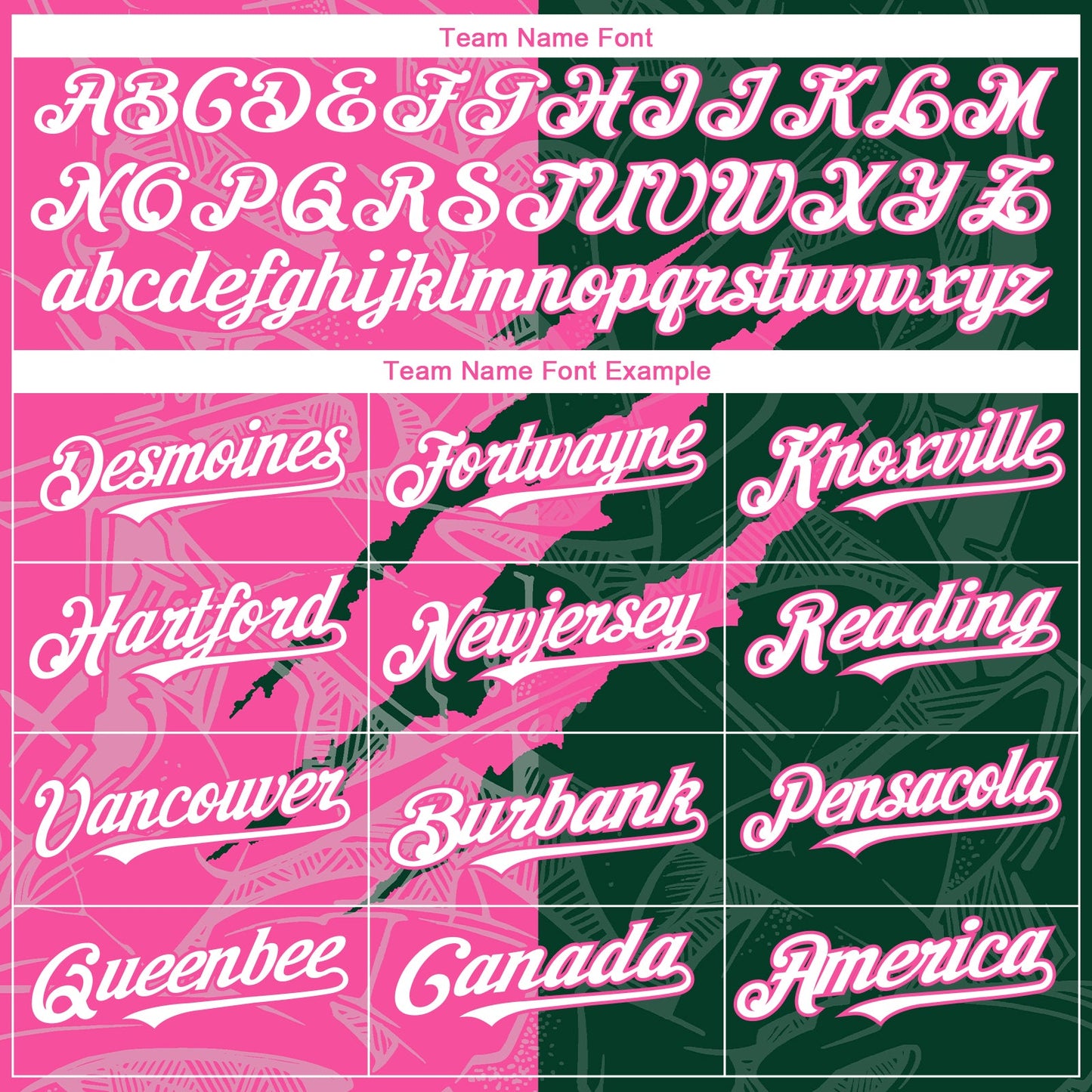 Custom Graffiti Pattern White Green-Pink 3D Scratch Authentic Baseball Jersey - Sky-Custom