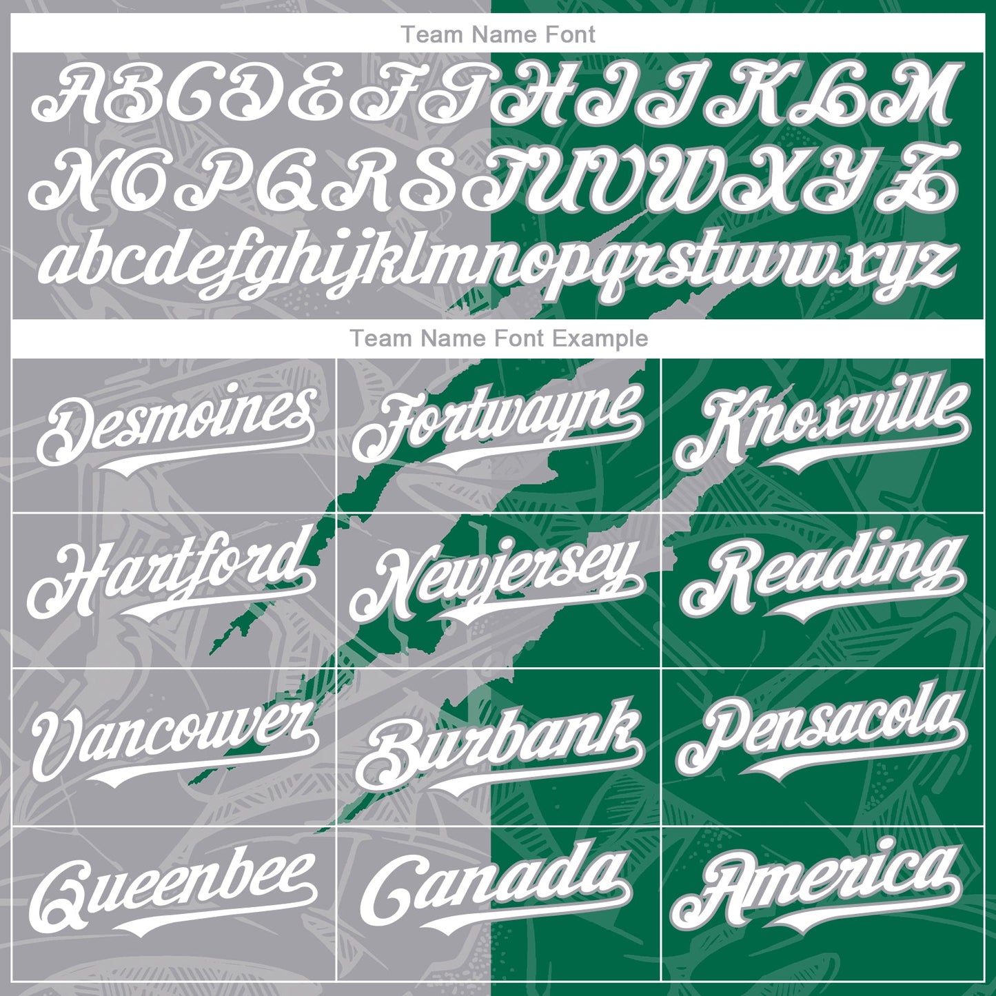 Custom Graffiti Pattern White Kelly Green-Gray 3D Scratch Authentic Baseball Jersey - Sky-Custom