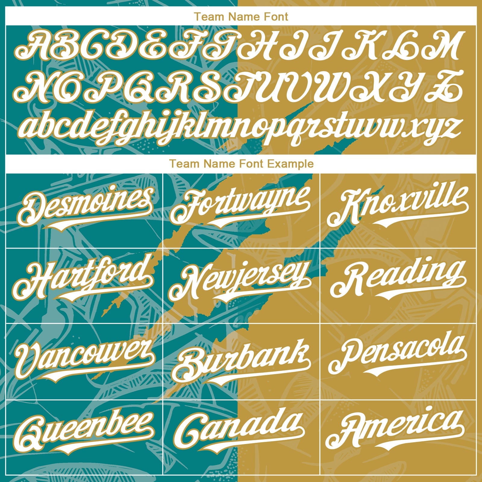 Custom Graffiti Pattern White Teal-Old Gold 3D Scratch Authentic Baseball Jersey - Sky-Custom