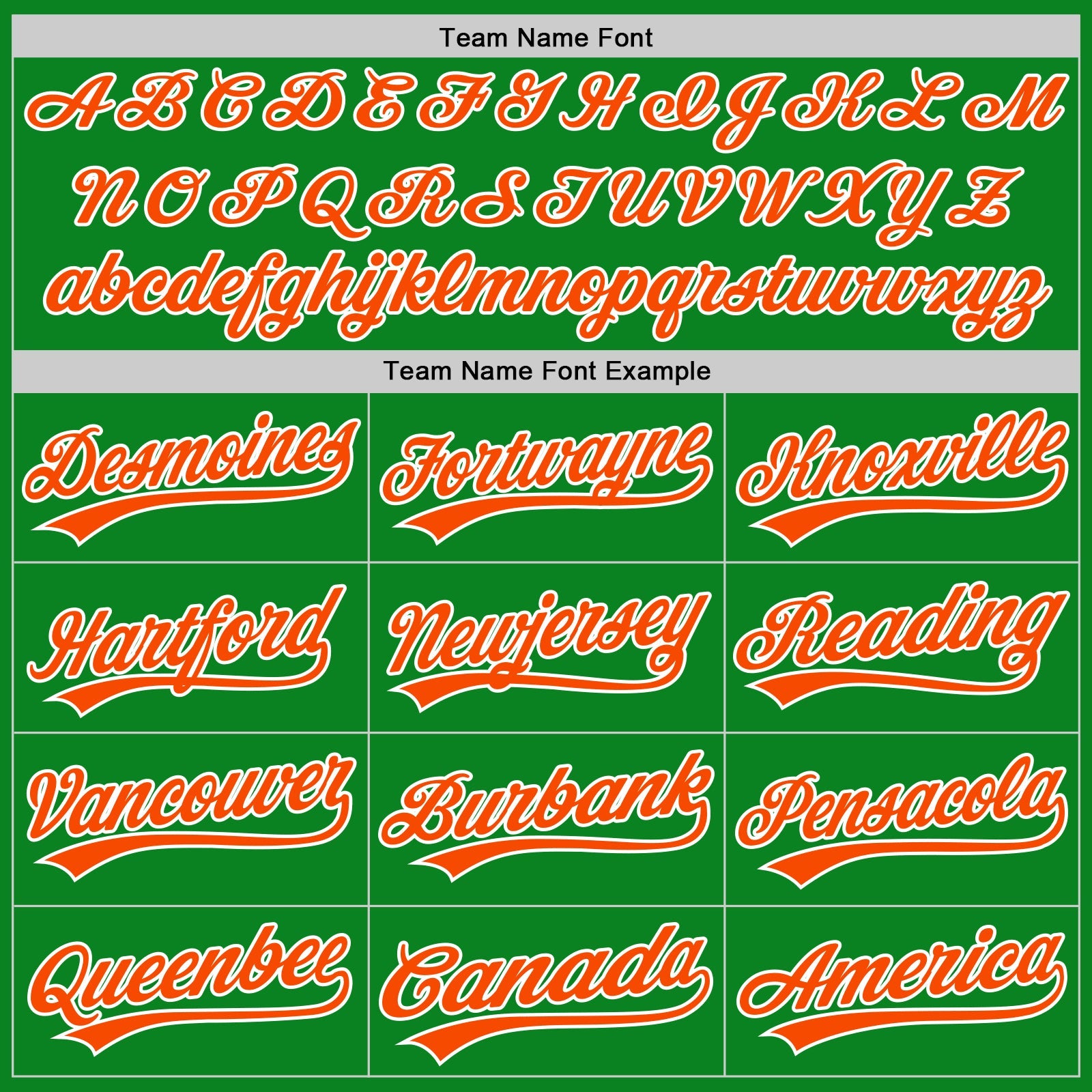 Custom Grass Green Orange-White Authentic Baseball Jersey - Sky-Custom