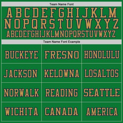 Custom Grass Green Navy-Old Gold Mesh Authentic Throwback Football Jersey - Sky-Custom