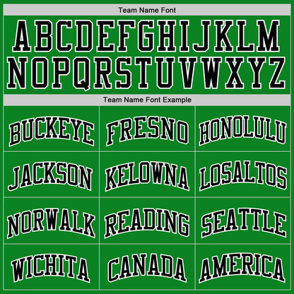 Custom Grass Green Black-White Authentic Basketball Jersey - Sky-Custom