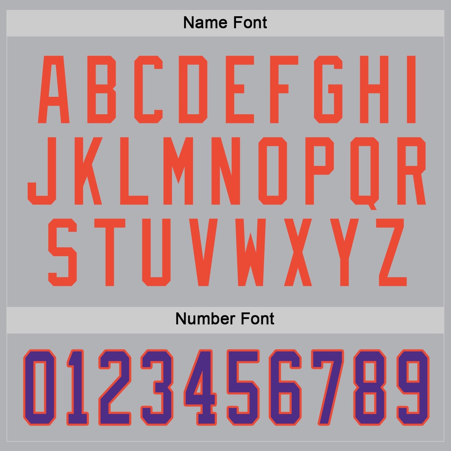 Custom Gray Purple-Orange Hockey Jersey - Sky-Custom