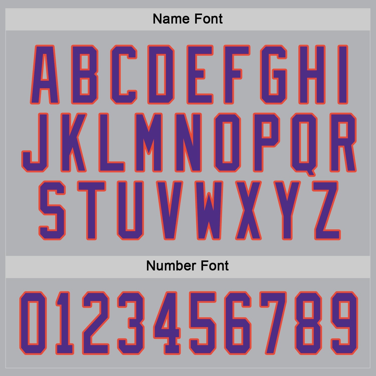 Custom Gray Purple-Orange Hockey Jersey - Sky-Custom