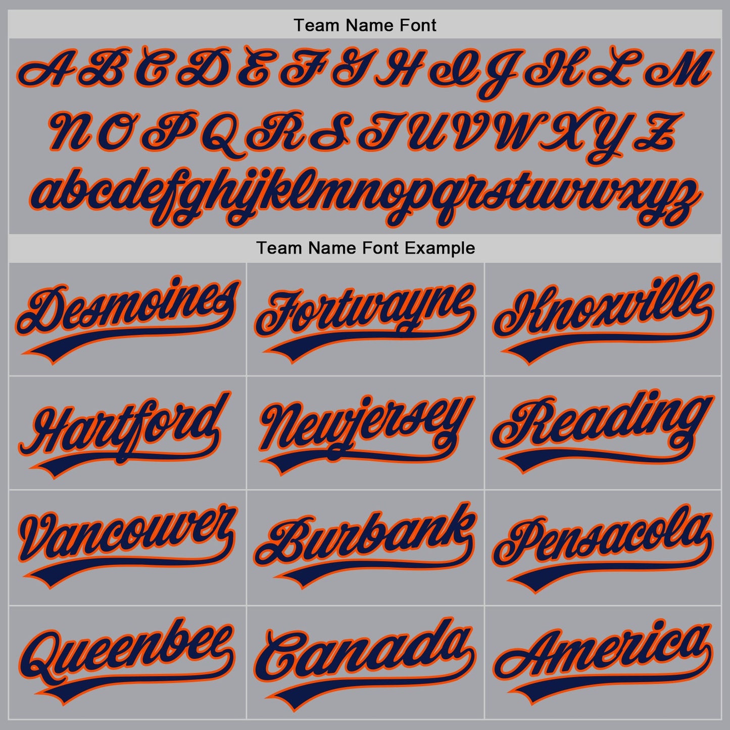 Custom Gray Navy-Orange Authentic Baseball Jersey - Sky-Custom