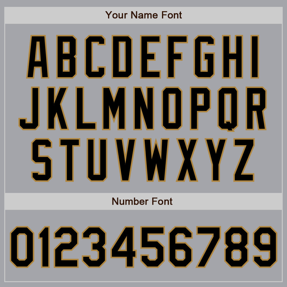 Custom Gray Black-Old Gold Authentic Baseball Jersey - Sky-Custom