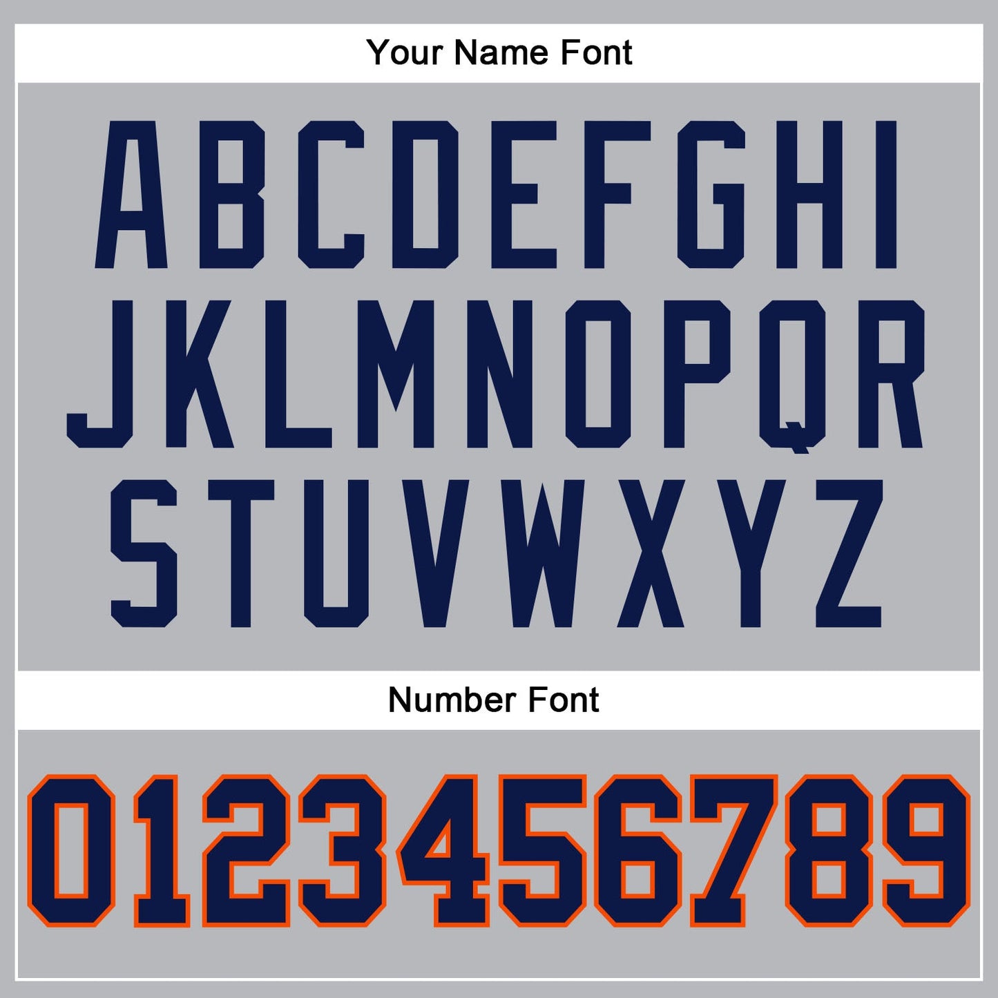 Custom Gray Navy Pinstripe Navy-Orange Authentic Basketball Jersey - Sky-Custom