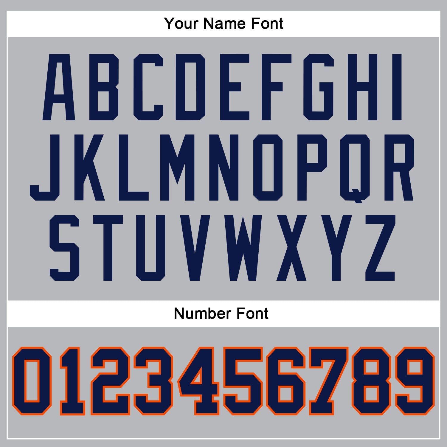 Custom Gray Navy Pinstripe Navy-Orange Authentic Basketball Jersey - Sky-Custom