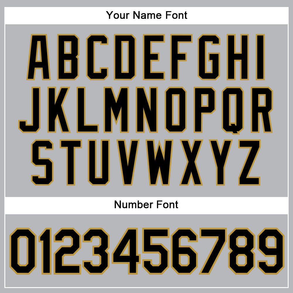Custom Gray Black Pinstripe Black-Old Gold Authentic Baseball Jersey - Sky-Custom
